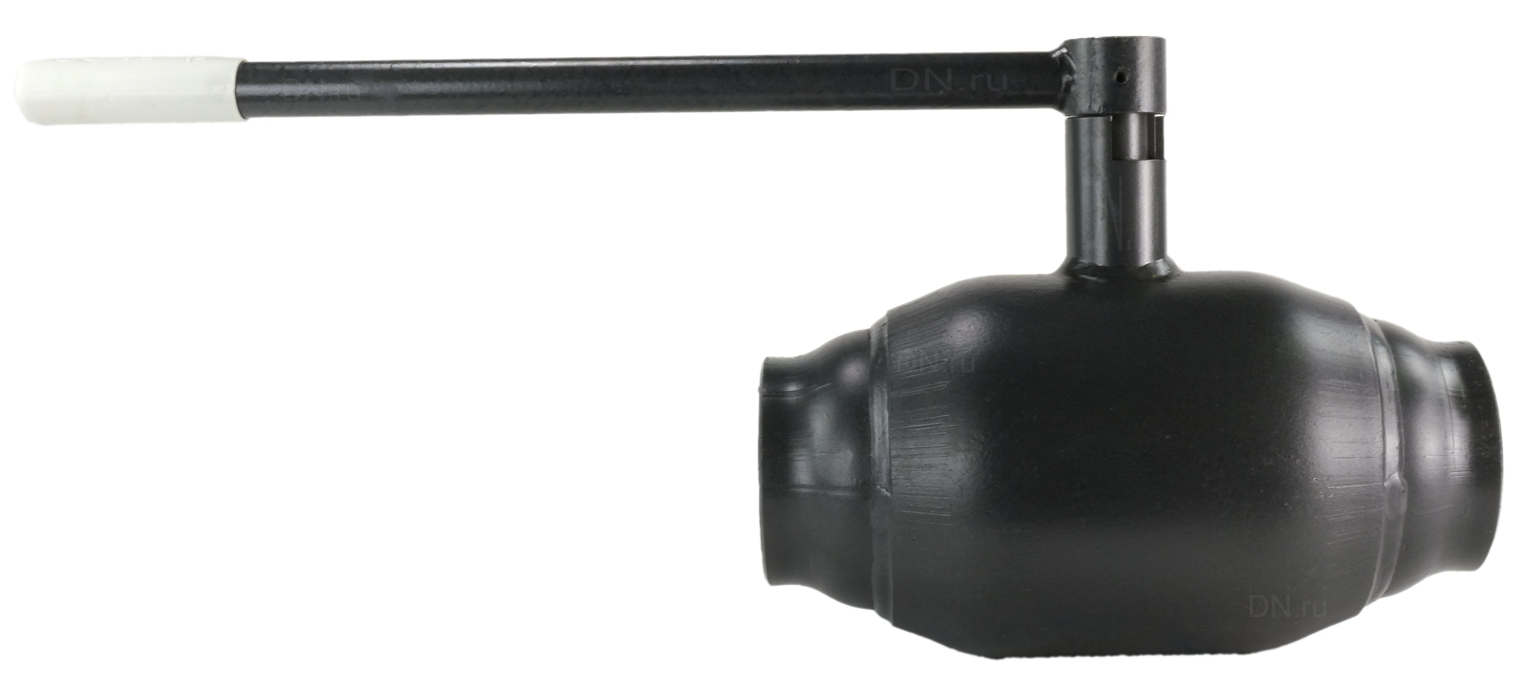 Изображение товара Кран шаровой ALSO КШ.П.П.065.25-01 Ду65 Ру25 полнопроходной, двухходовой, углеродистая сталь 20, уплотнение - PTFE, под приварку, ручка-рычаг