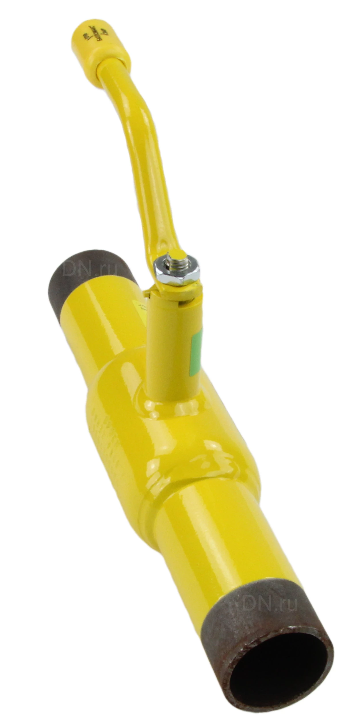 Изображение товара Кран шаровой Broen Ballomax КШГ 70.102.025 Ду25 Ру16 ГАЗ стандартнопроходной, двухходовой, сталь 09Г2С, уплотнение - PTFE, под приварку, ручка-рычаг, Траб=-40/+80℃