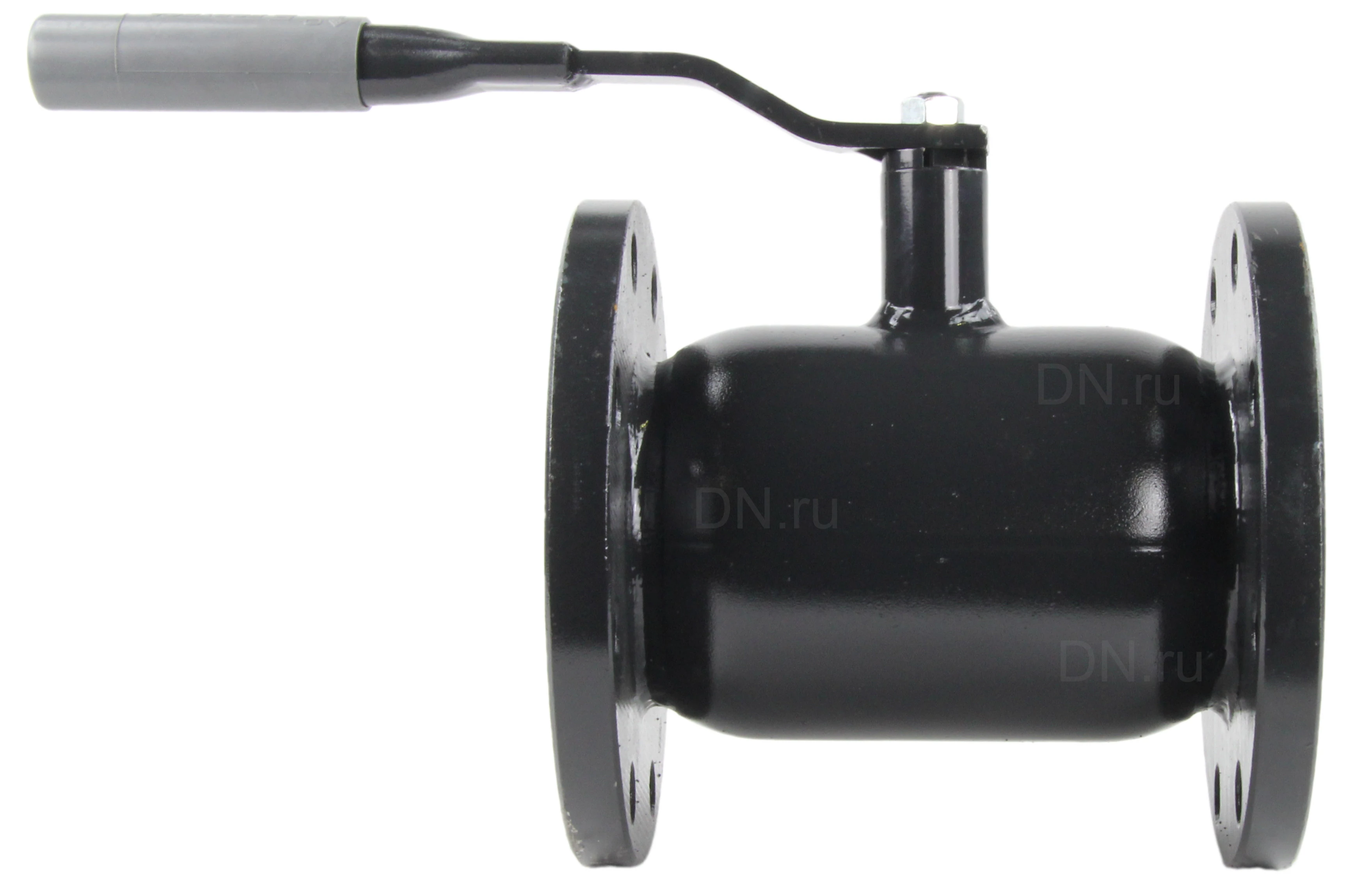 Изображение товара Кран шаровой Forteca КШС 183.1 11с67п Ду80 Ру16 стандартнопроходной, двухходовой, углеродистая сталь 20, уплотнение - фторопласт, фланцевый, ручка-рычаг