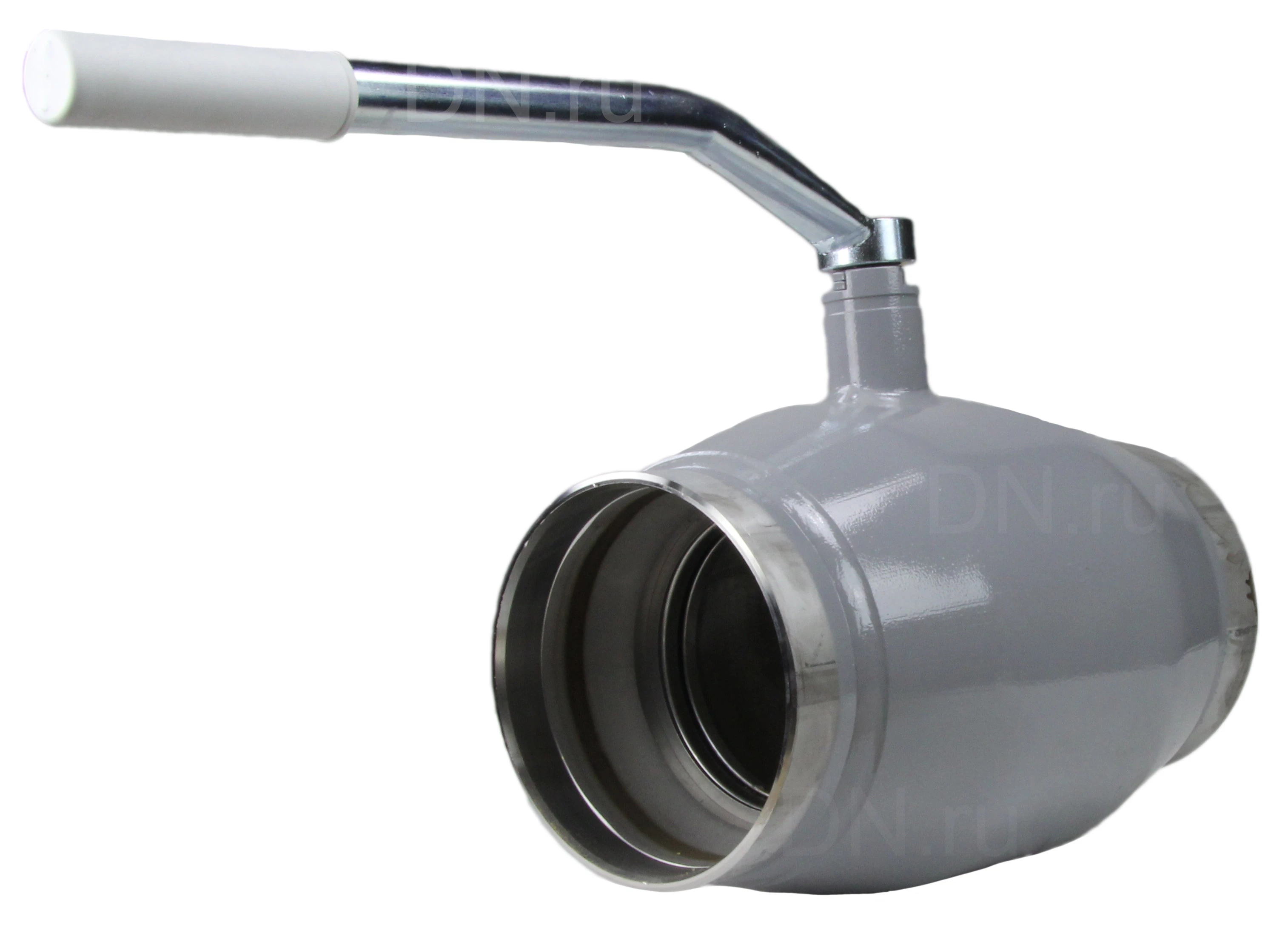 Изображение товара Кран шаровой Naval 286403 Ду15 Ру40 стандартнопроходной, двухходовой, нержавеющая сталь, уплотнение - PTFE, под приварку, ручка-рычаг