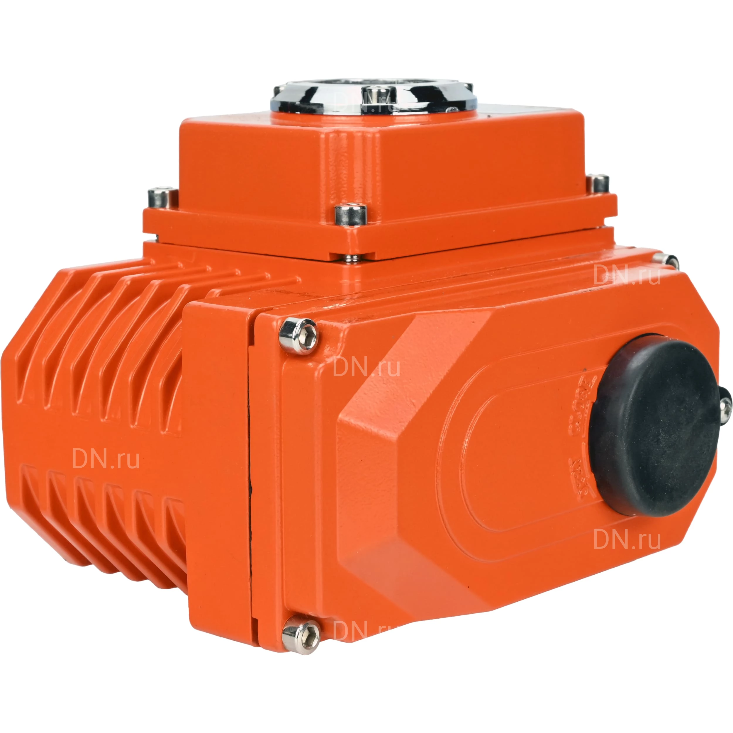 Затвор дисковый поворотный DN.ru WBV1631E-2W-Fb-H Ду150 Ру16 LUG межфланцевый, корпус - чугун QT450, диск - нержавеющая сталь 304, уплотнение - EPDM, с 1/4-оборотным электроприводом QT-N-020EM-O1-220VAC-У1 220В HARK