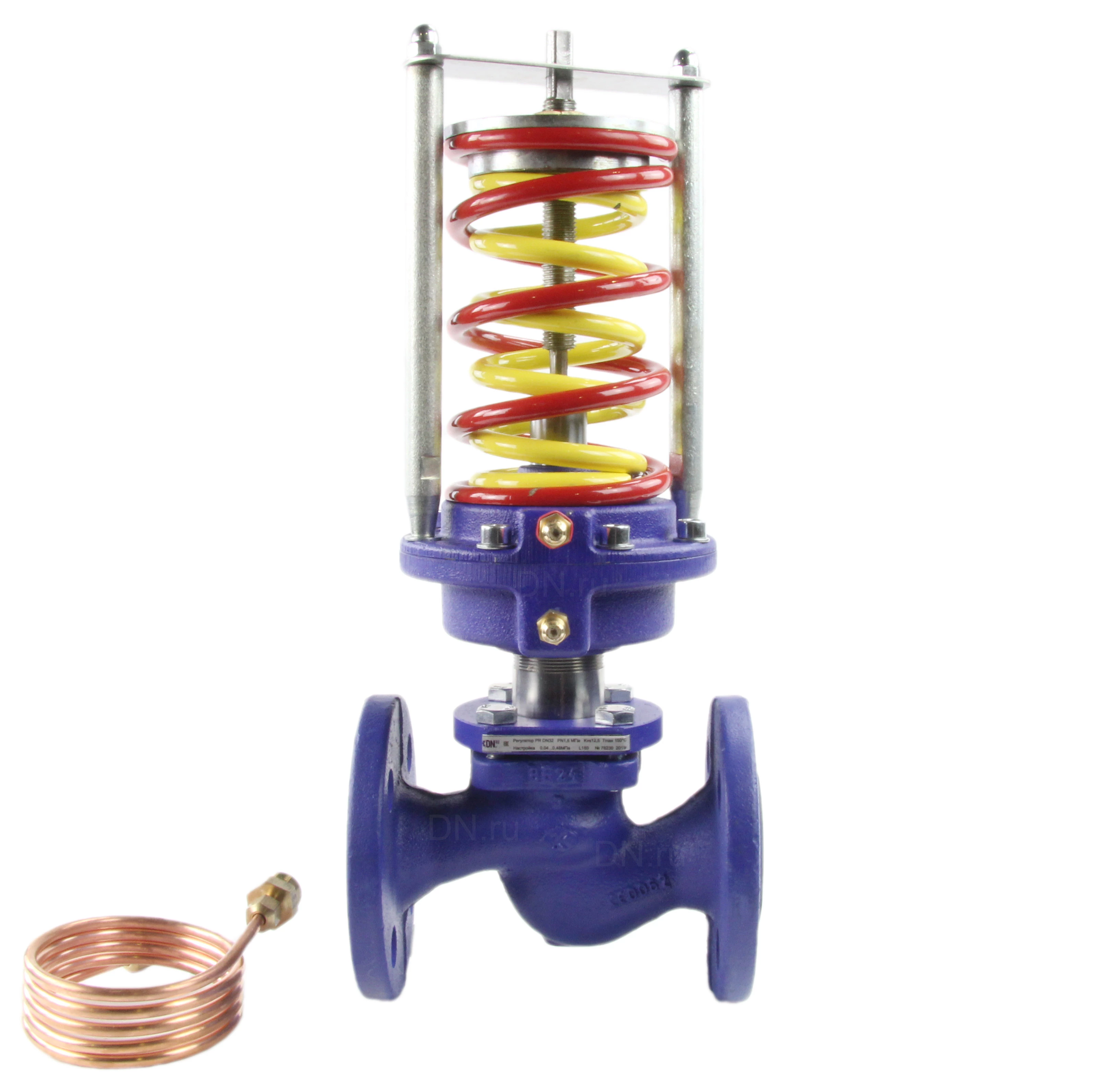 Изображение товара Регулятор давления до себя DN.ru PRB1030N-F-DA Ду15 Ру16 Kvs4 прямого действия, серый чугун СЧ20, фланцевый, Tmax до 150°С, диапазон настройки 0 (0,1 - 1 кгс/см2)