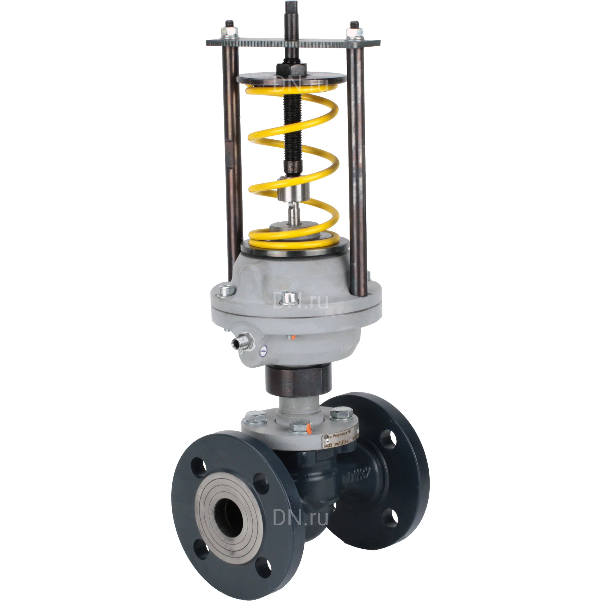 Изображение товара Регулятор давления после себя DN.ru PRA1030E-F-DA Ду15 Ру16 Kvs2,5 прямого действия, серый чугун СЧ20, фланцевый, Tmax до 150°С, диапазон настройки 1 (0,4 - 1,6 кгс/см2)
