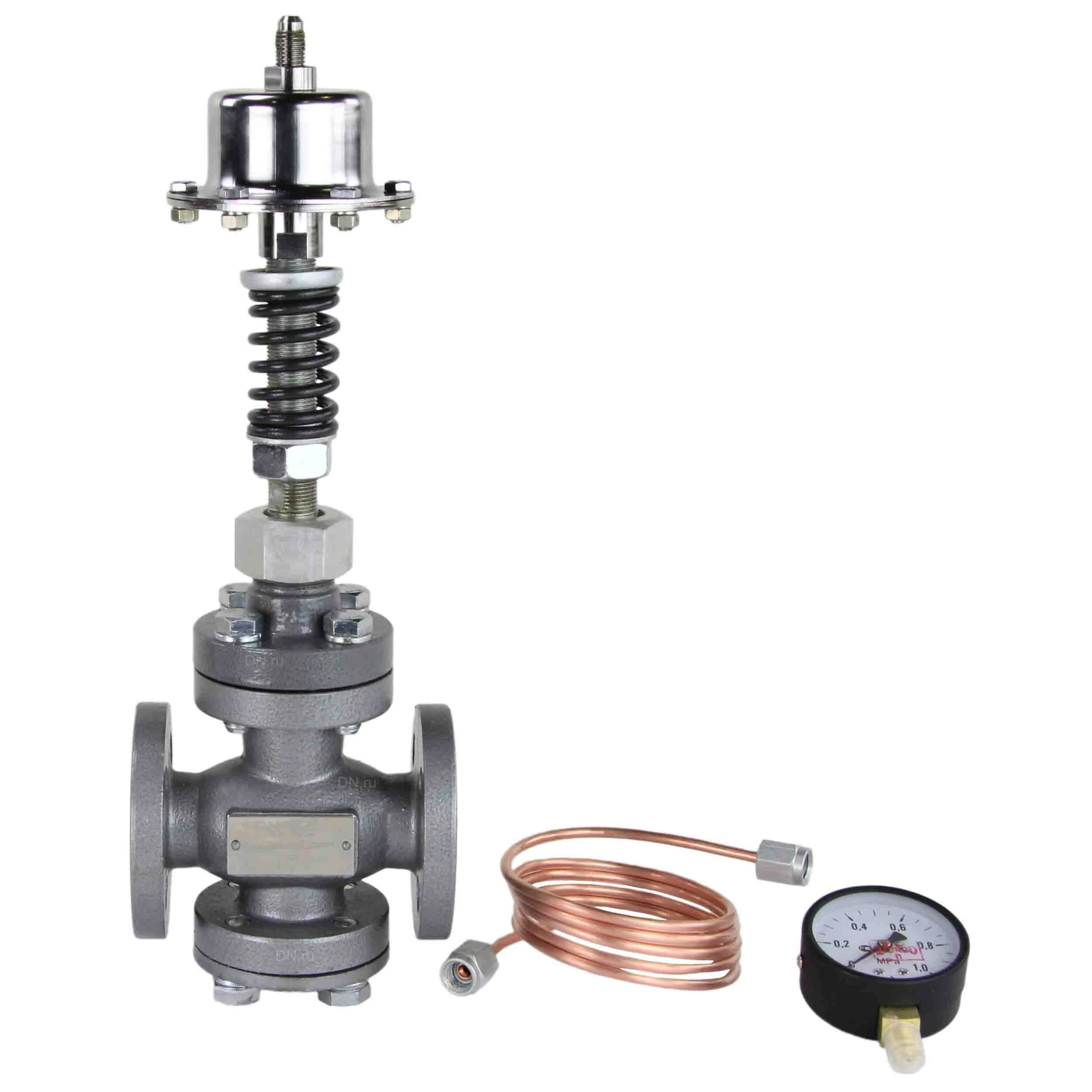 Изображение товара Регулятор давления РДС-НО Ду50 Ру16 нормально открытый нержавеющий