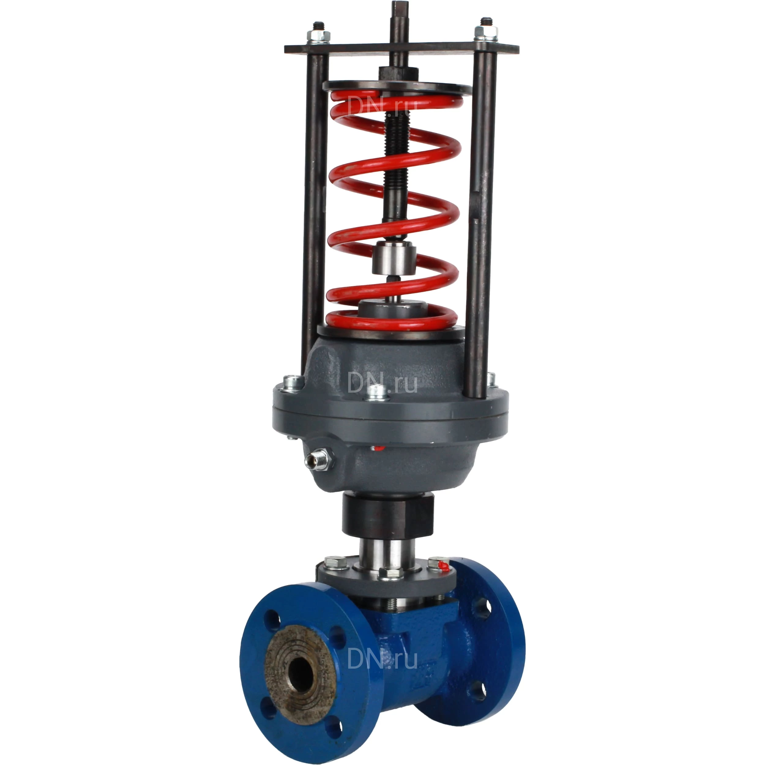 Изображение товара Регулятор перепада давления DN.ru PRD1030E-F-DA Ду15 Ру16 Kvs2,5 прямого действия, серый чугун СЧ20, фланцевый, Tmax до 150°С, диапазон настройки 0 (0.1 - 1 кгс/см2)