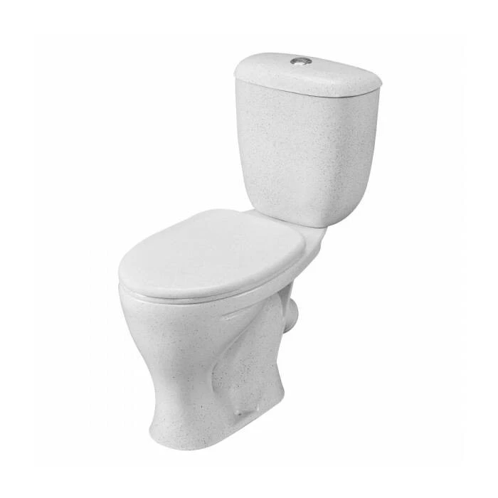 Изображение товара Унитаз-компакт Santeri Воротынский белый крап с арматурой и сиденьем