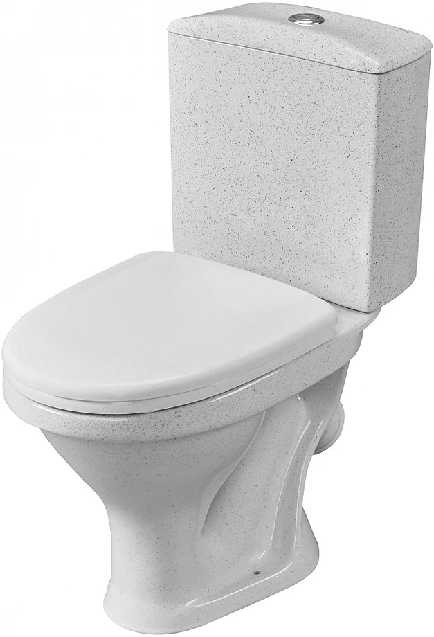 Изображение товара Унитаз-компакт Santeri Вест крап белый с косым выпуском и арматурой