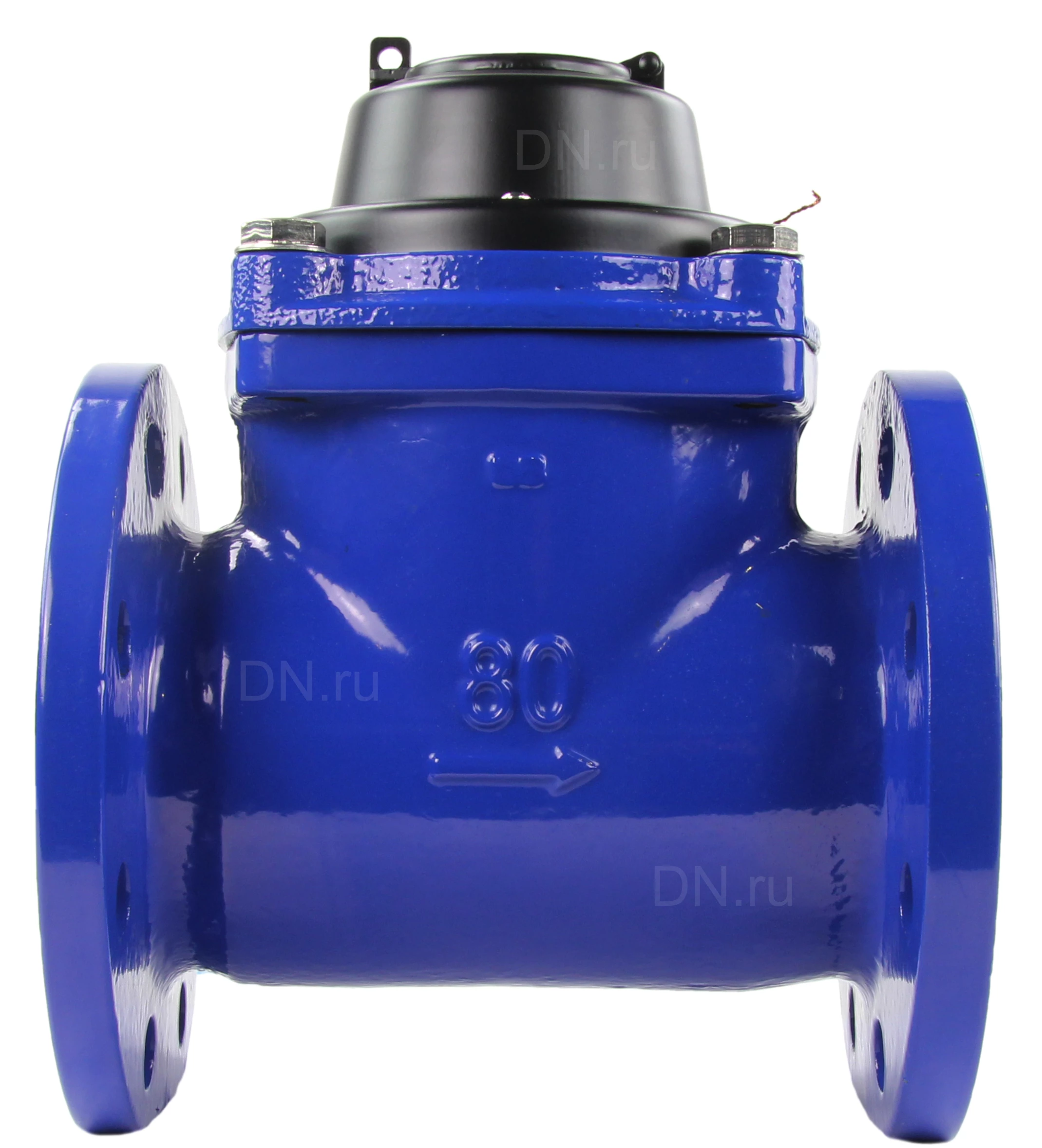 Изображение товара Счетчик холодной воды турбинный Декаст СТВХ-80 УК (270 мм) Ду80 Ру16 фланцевый, до 30°С, L=270 мм