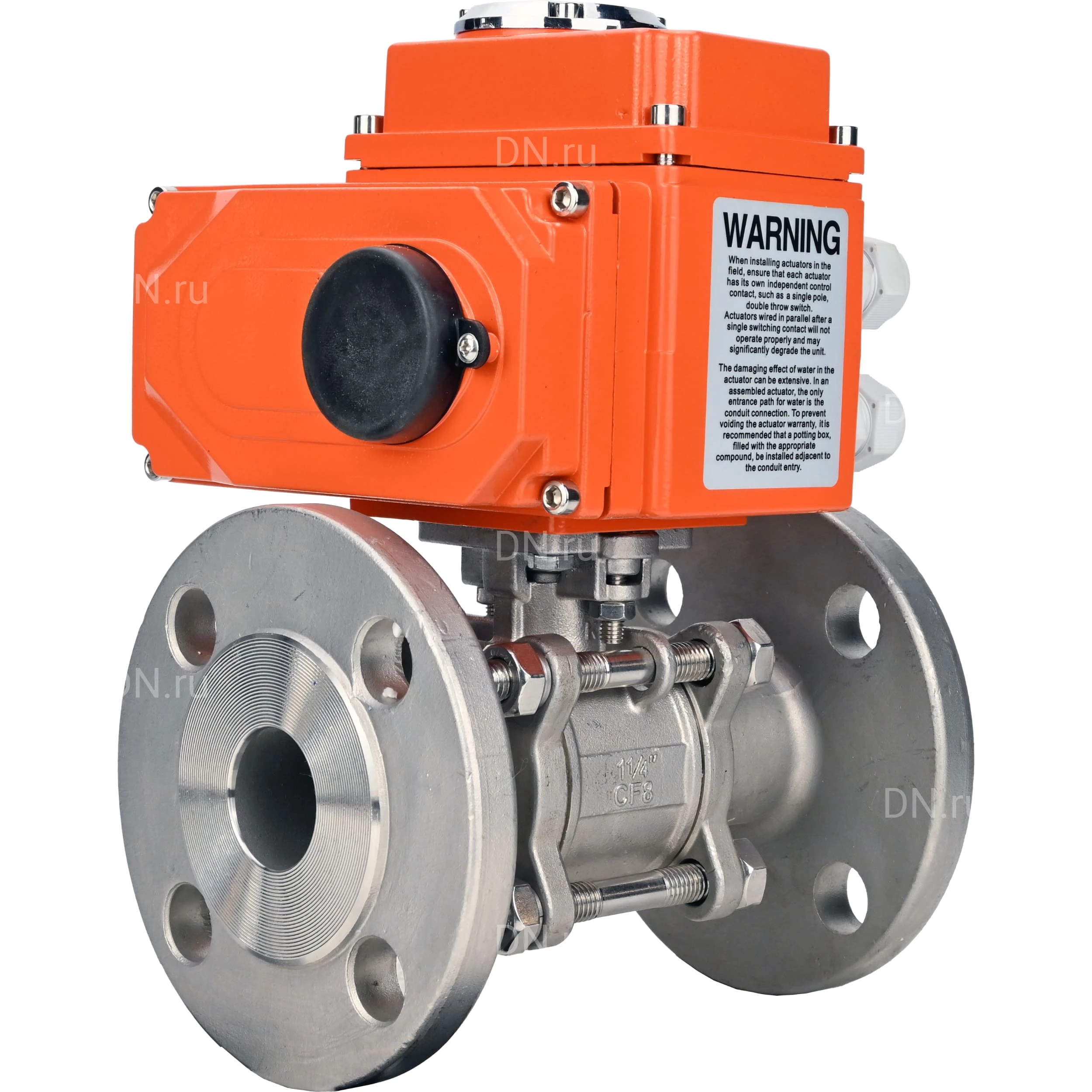 Изображение товара Кран шаровой DN.ru BV3232P(3pc)-FP-F-ISO-H Ду20