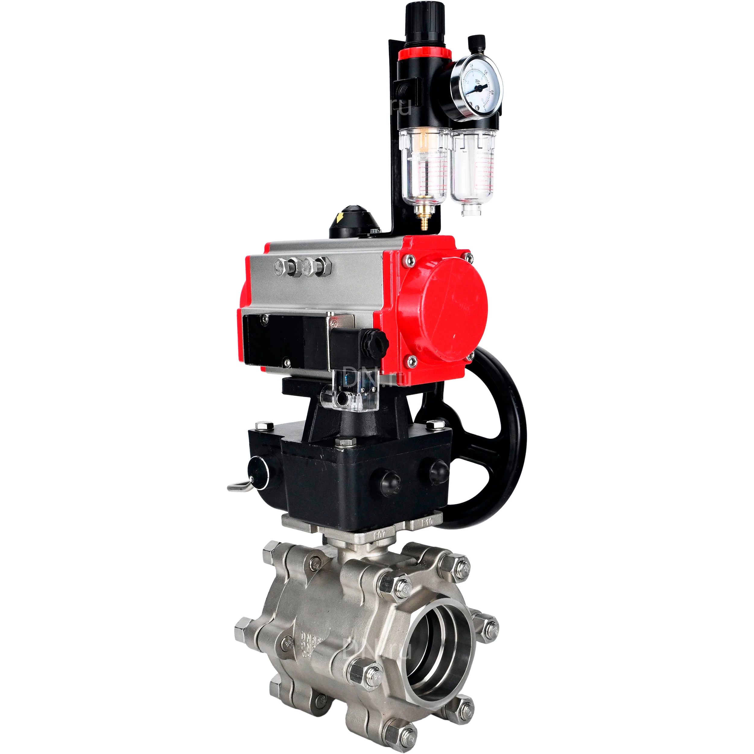 Изображение товара Кран шаровой BV3232P(3pc)-FP-SW-ISO-H Ду100 Ру63 нерж. AISI 316