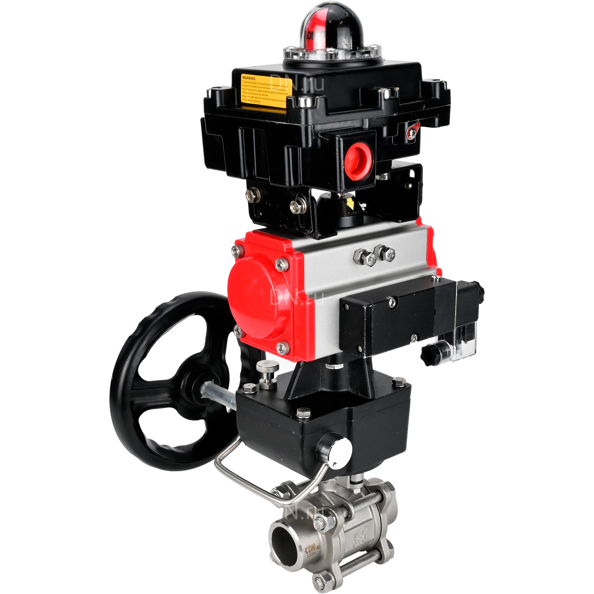 Изображение товара Кран шаровой BV3232P(3pc)-FP-W-ISO-H WDVF, Ду32, PN63