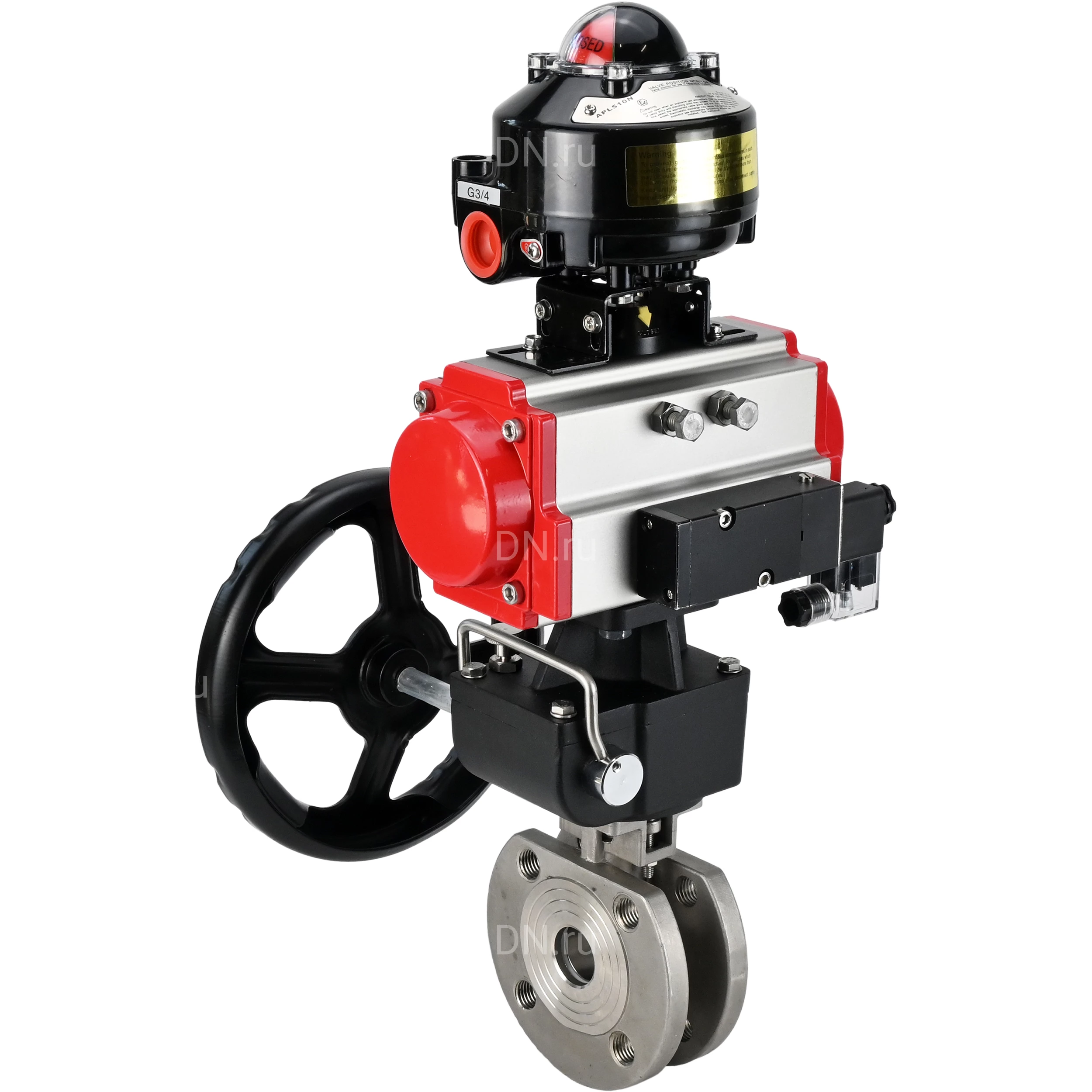 Изображение товара Кран шаровой DN40 BV3232P-FP-Fb-ISO-H с пневмоприводом PA-DA-083