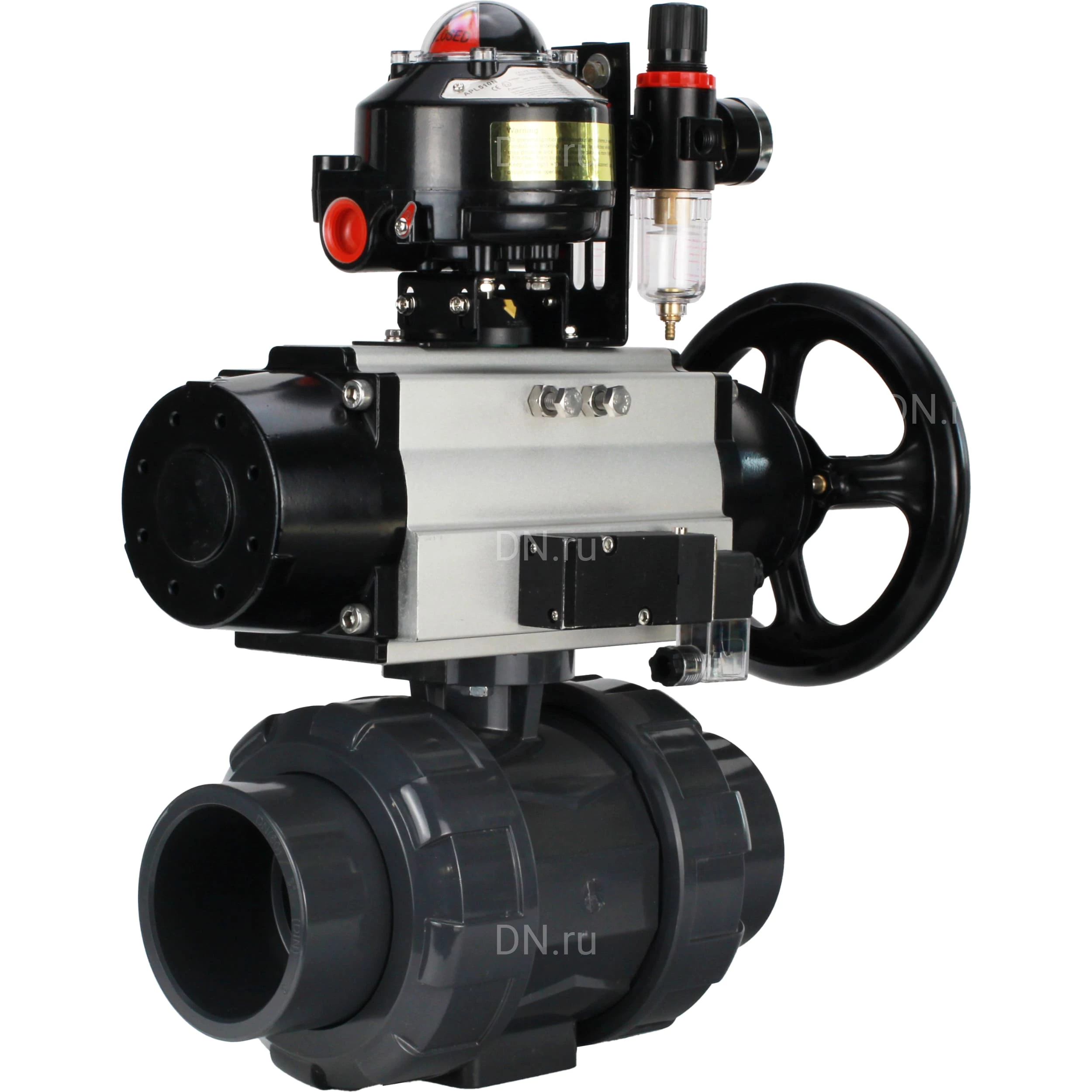 Изображение товара Кран шаровой DN ру BV4242E FP GRM ISO DN32 Ру10 с пневмоприводом PA-DA-105-1