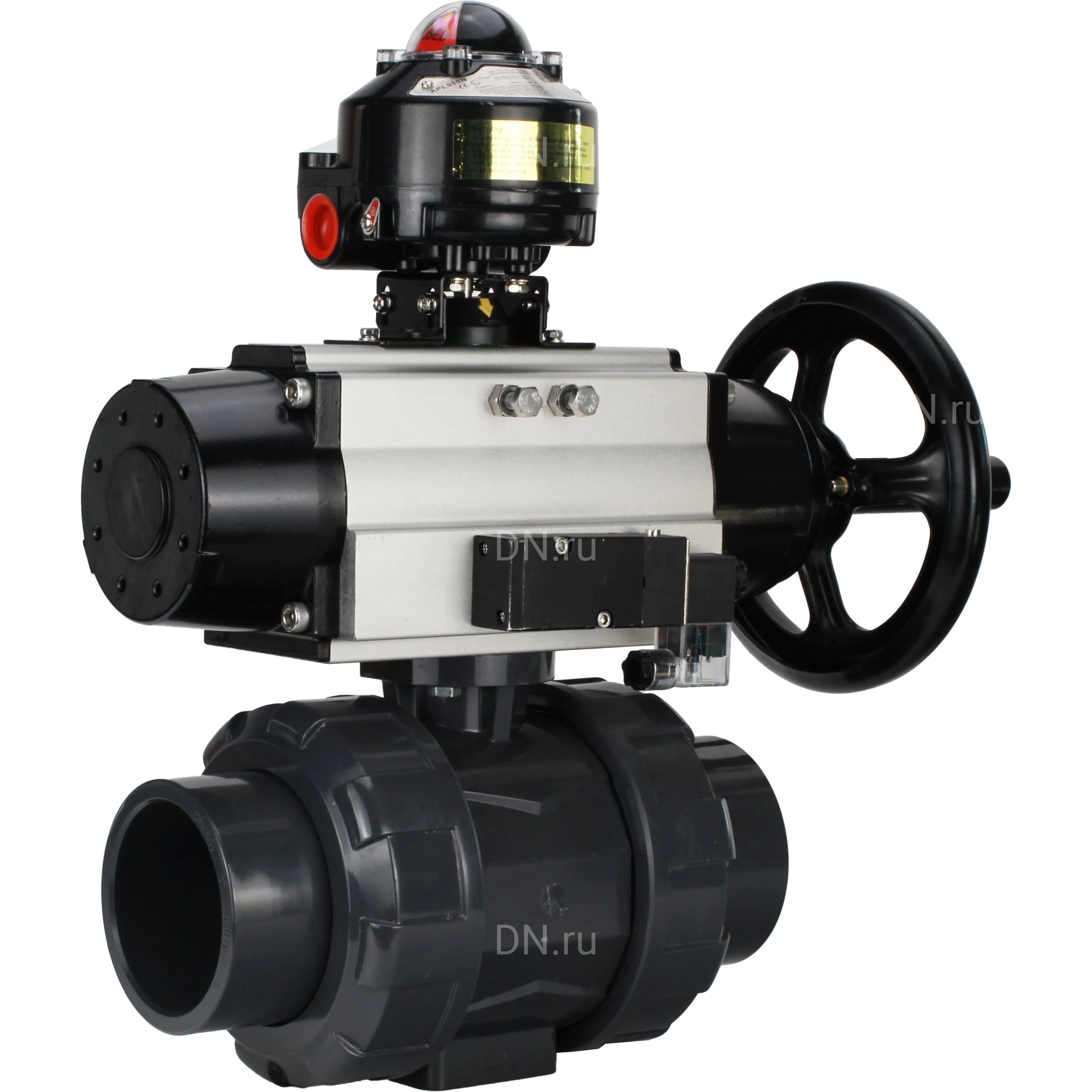 Изображение товара Кран шаровой DN ru BV4242E FP GRM ISO DN100 Ру10 с пневмоприводом PA DA 105 1 NAMUR
