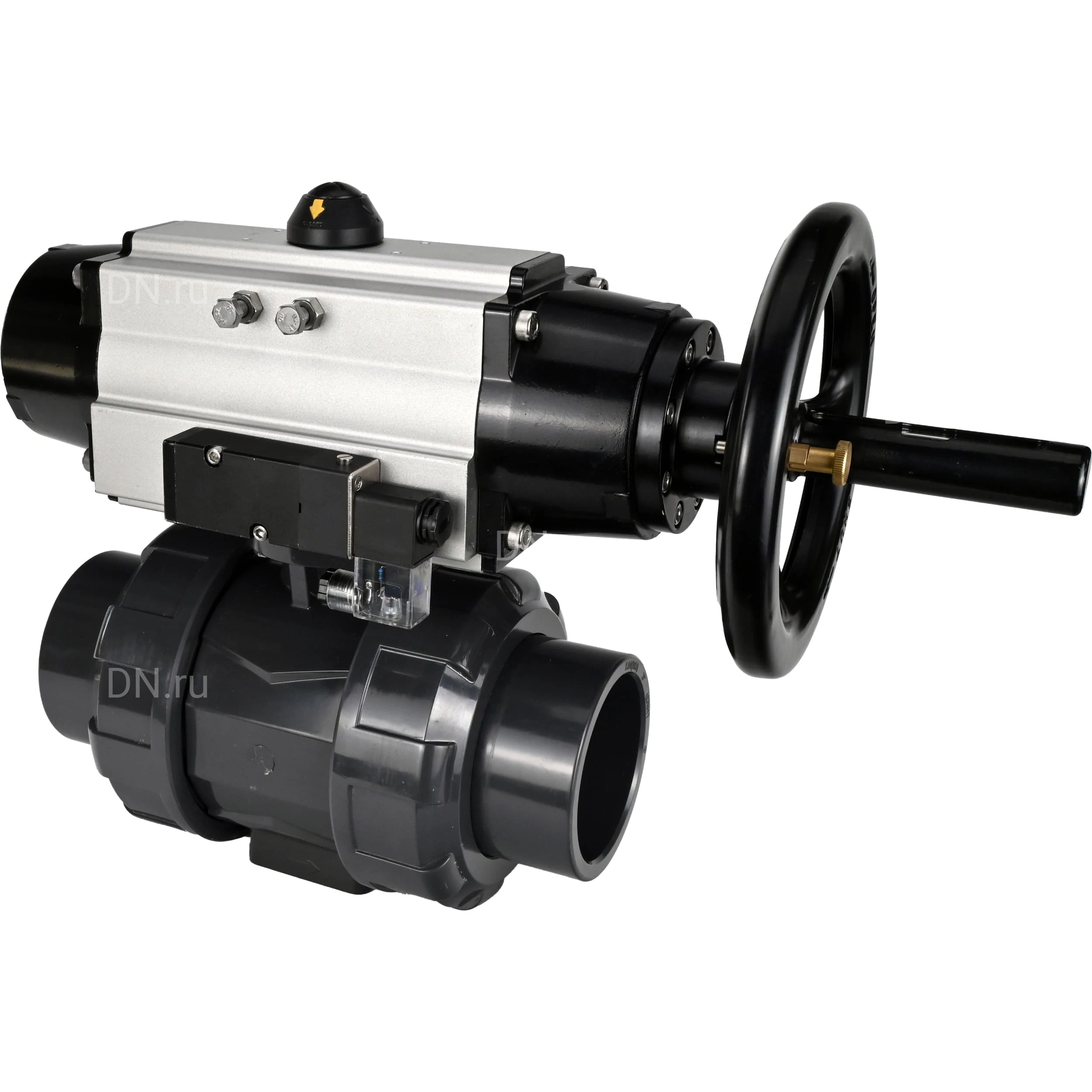 Изображение товара Кран шаровой BV4242E-FP-GRM-ISO Дн40 Ру10 пневмопривод