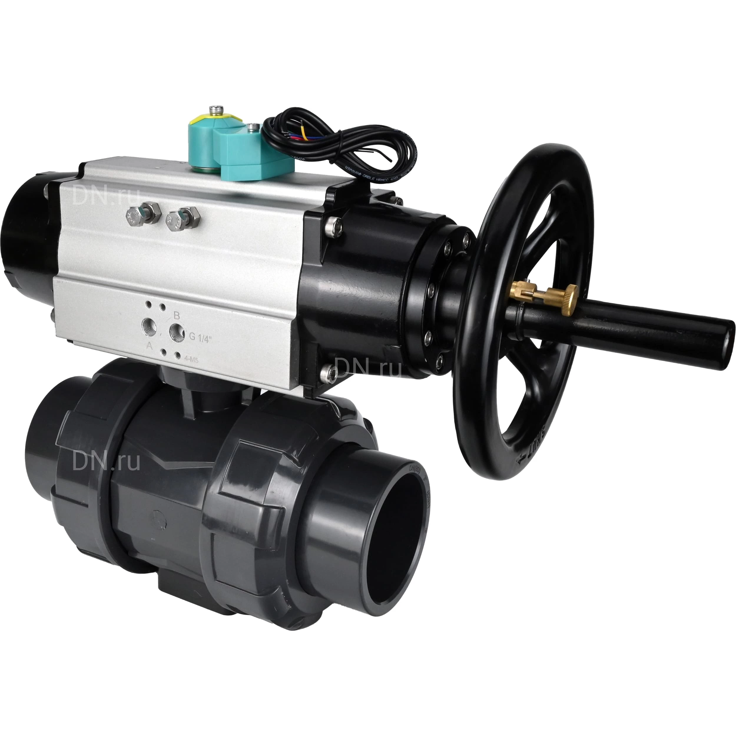 Изображение товара Кран шаровой DN.ru BV4242E-FP-GRM-ISO DN40 Ру10