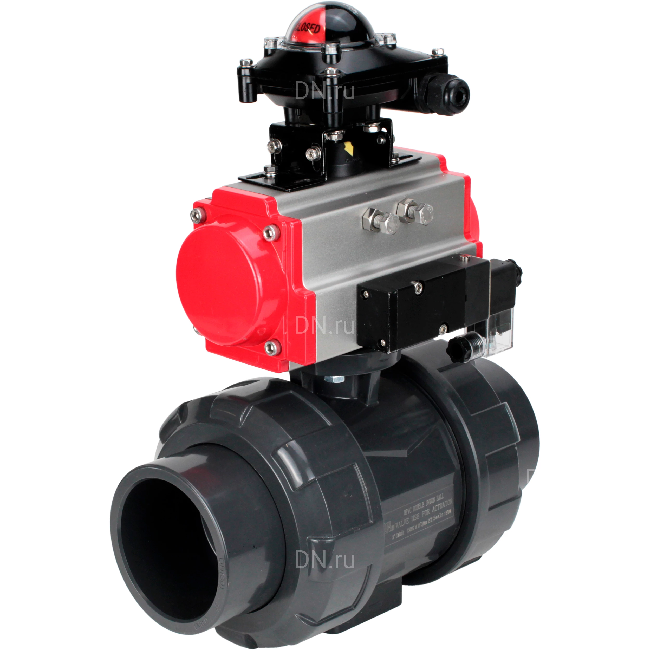 Изображение товара Кран шаровой BV4242E-FP-GRM-ISO DN25 Ру10 с пневмоприводом