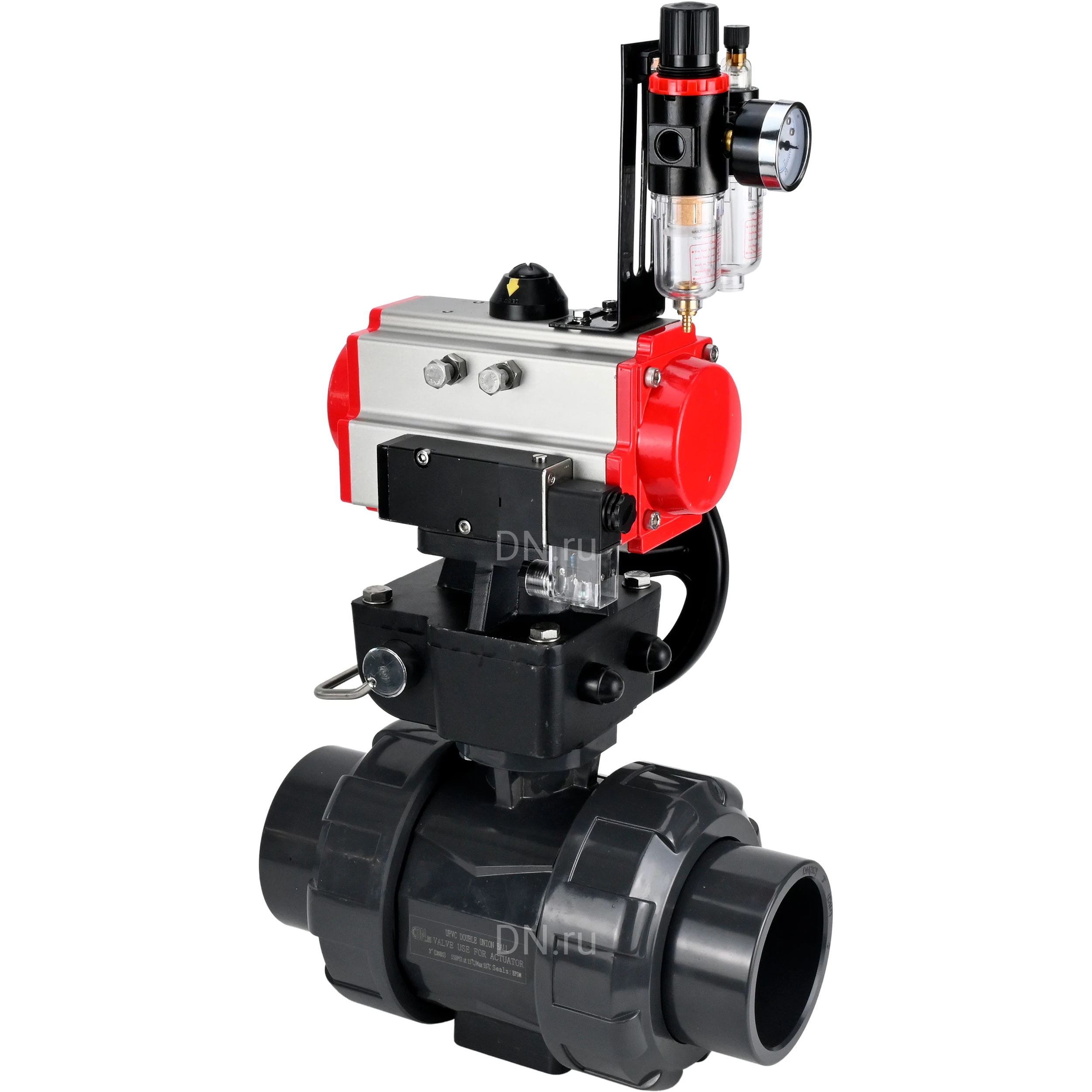 Изображение товара Кран шаровой DN.ru BV4242E-FP-GRM-ISO Дн80 Ру10