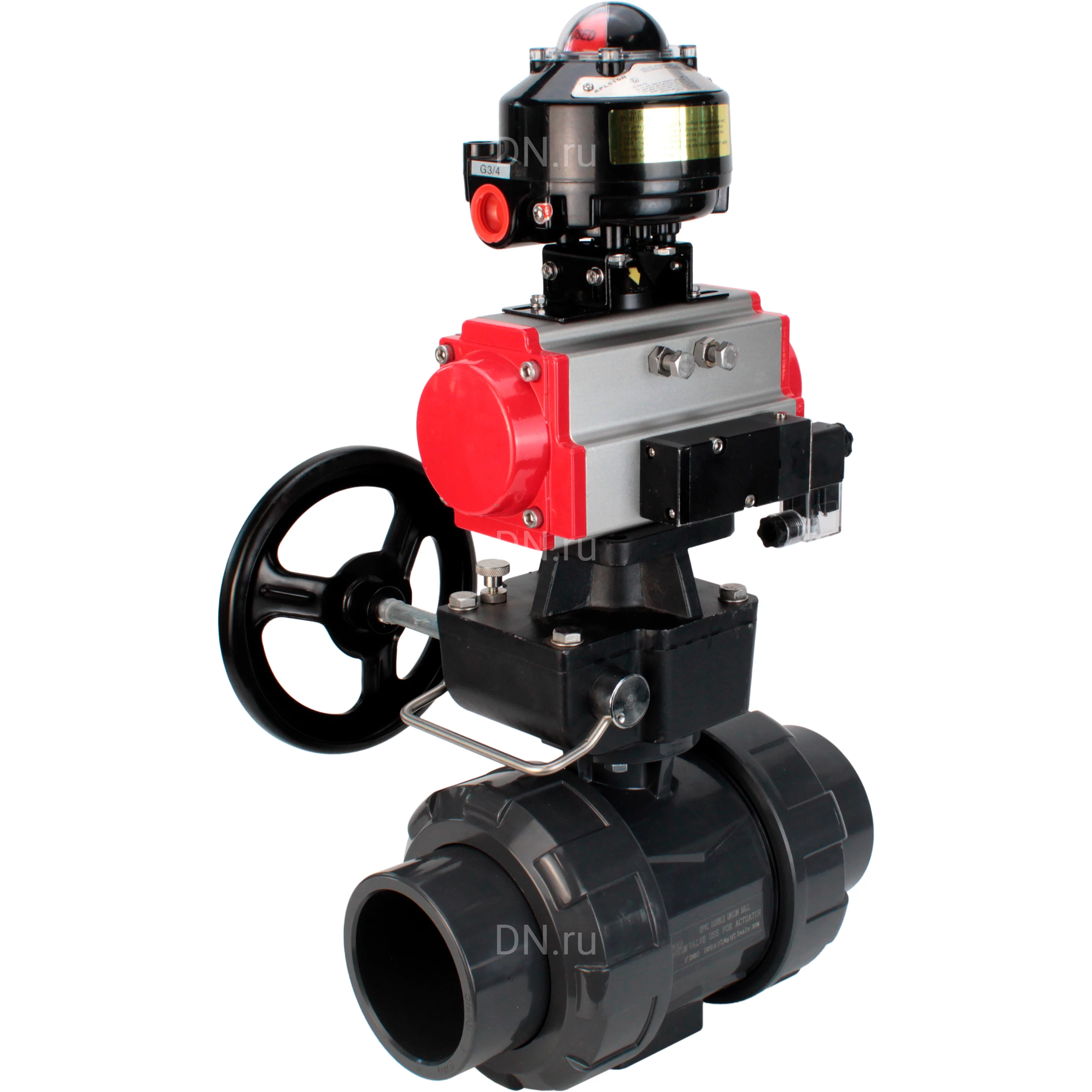 Изображение товара Кран шаровой DN.ru BV4242E-FP-GRM-ISO Дн65 Ру10 полнопроходной