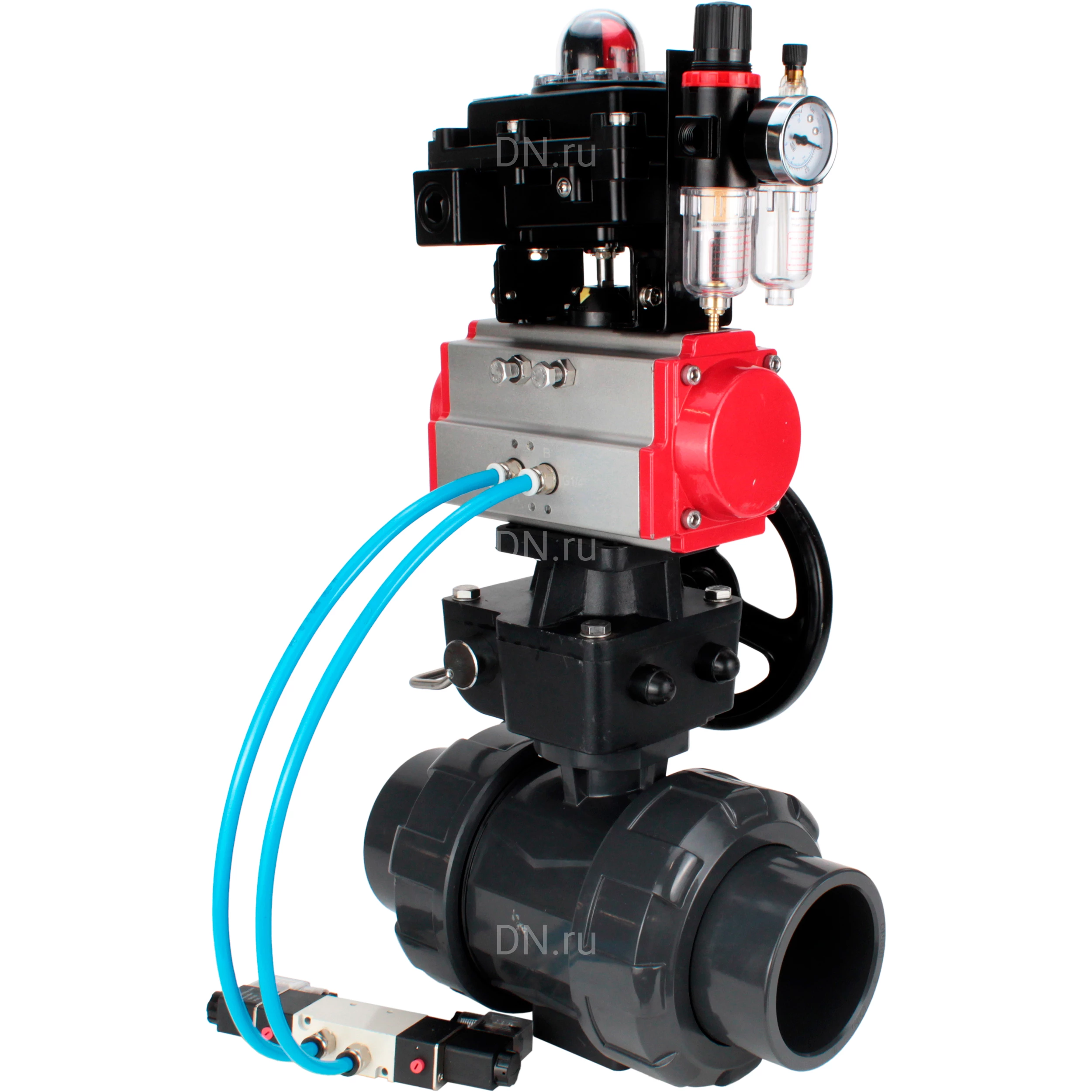 Изображение товара Кран шаровой DN.ru BV4242E-FP-GRM-ISO Дн65 Ру10