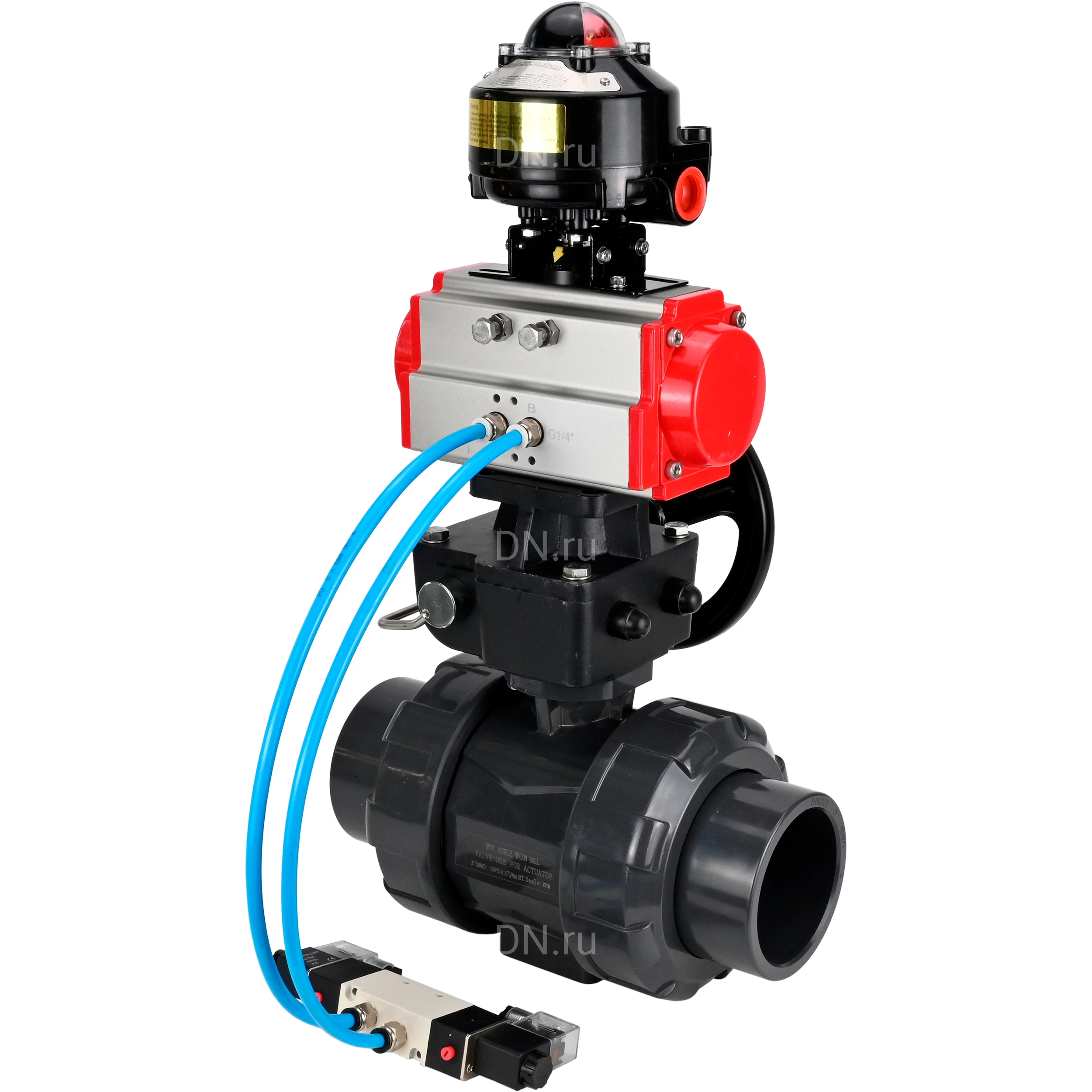 Изображение товара Кран шаровой DN.ru BV4242E-FP-GRM-ISO Дн40 Ру10