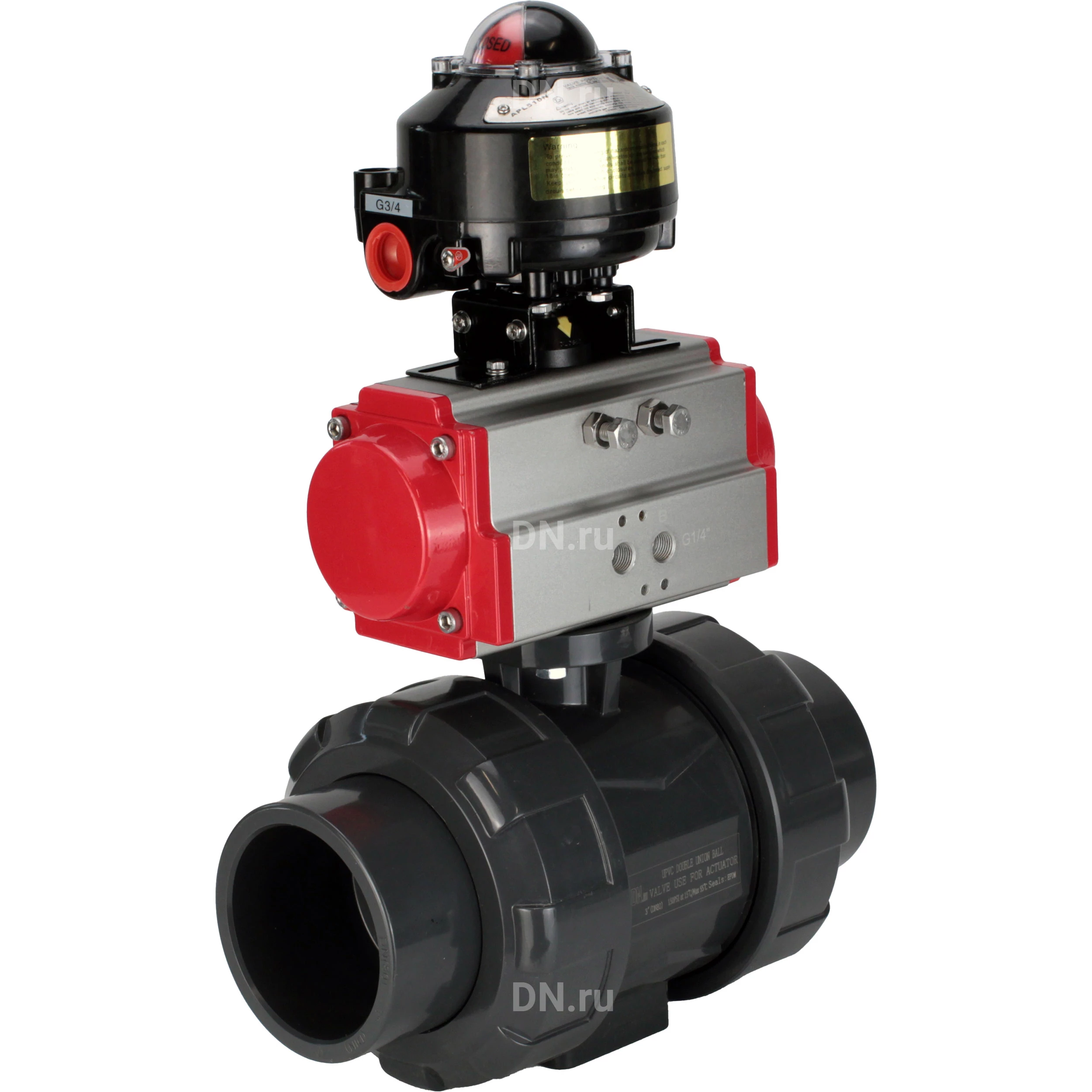 Изображение товара Кран шаровой DN.ru BV4242E-FP-GRM-ISO Дн40 Ру10