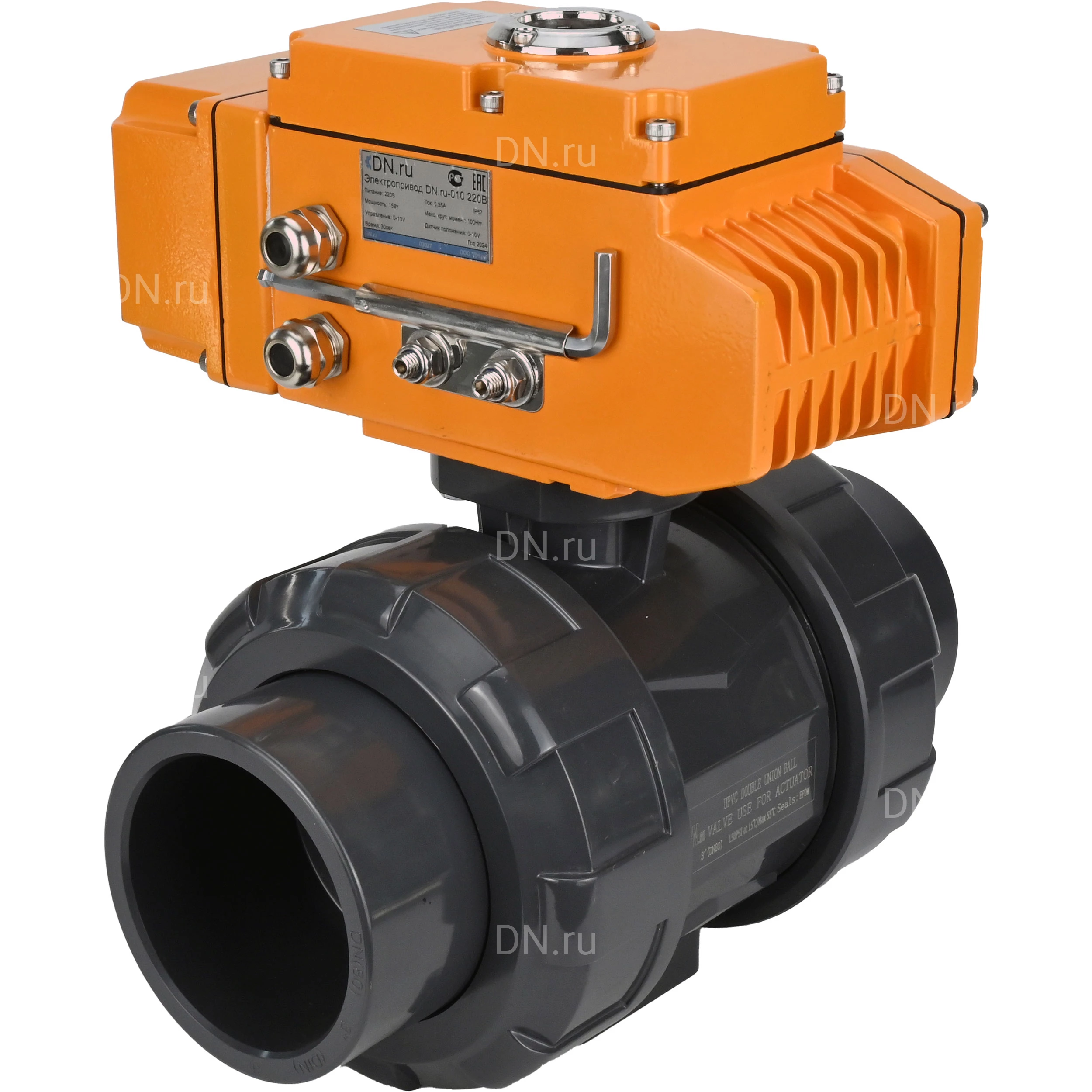 Изображение товара Кран шаровой DN.ru BV4242E-FP-GRM-ISO с электроприводом QT-N-005EM