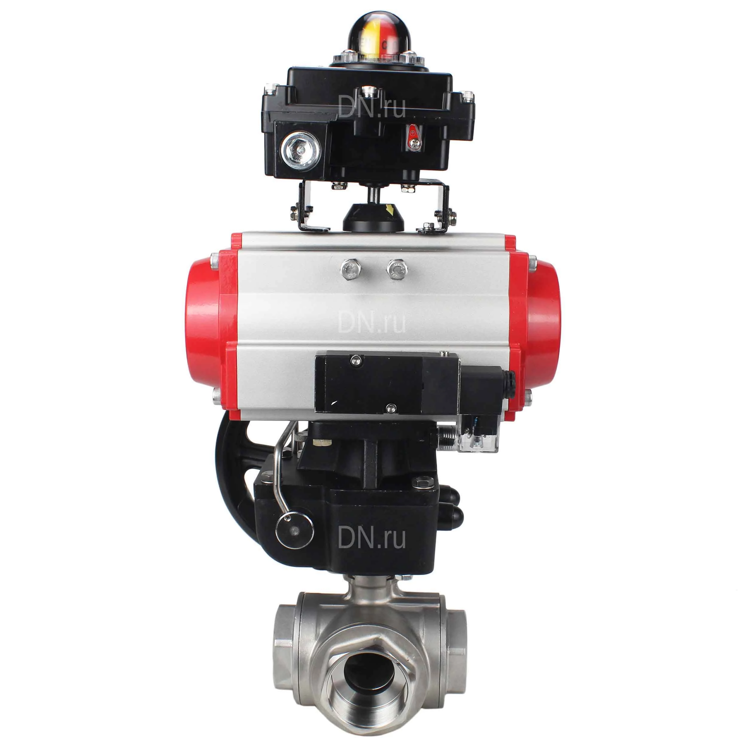 Изображение товара Кран шаровой DN ru BV3232P(4pc) SP 3WL T ISO H Ду65 pn 40 сварка нержавеющая сталь