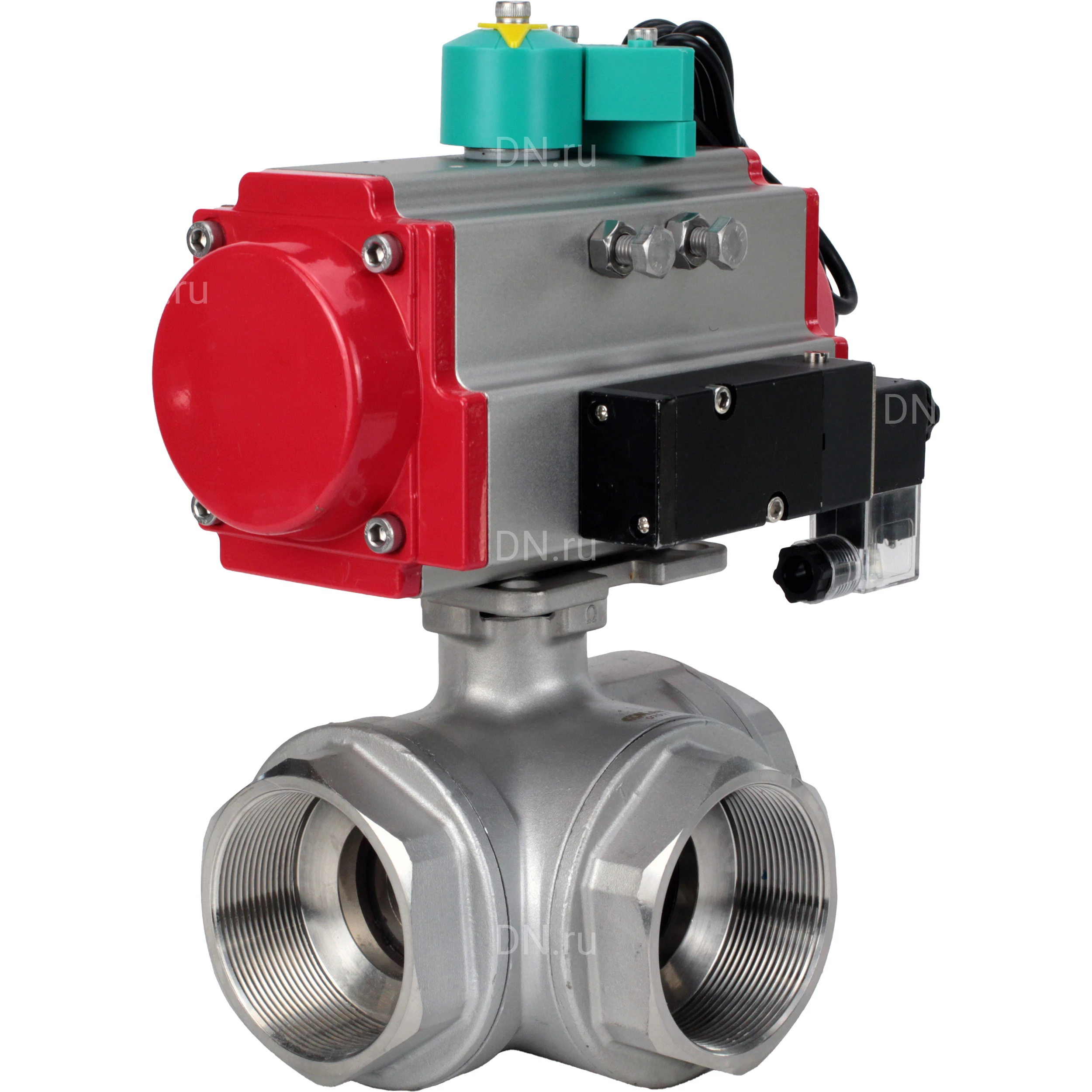 Изображение товара Кран шаровой DN.ru BV3232P(4pc)-SP-3WL-T