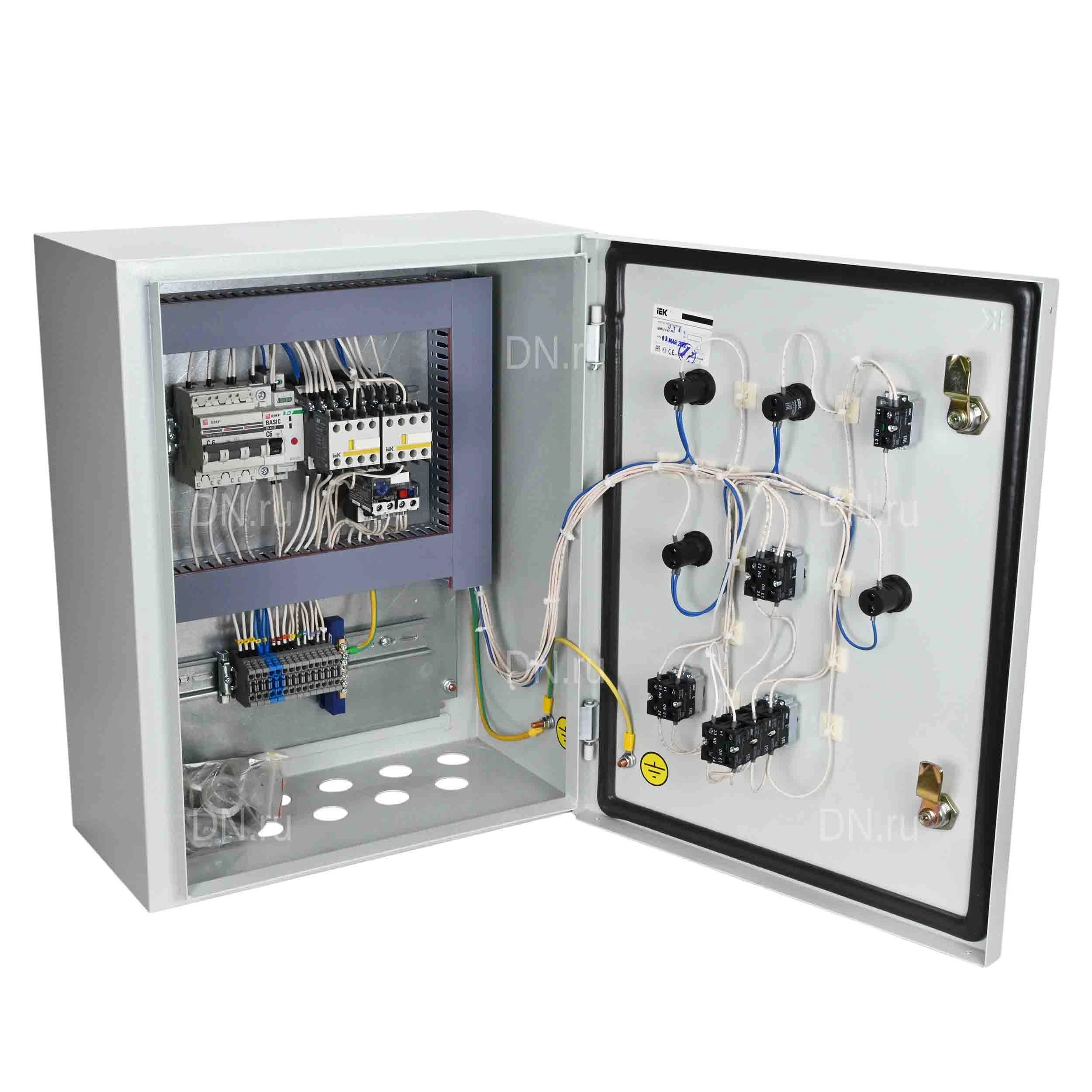 Изображение товара Шкаф управления электроприводом DN.ru ШУЭП-10 000.100.380 с тепловой защитой