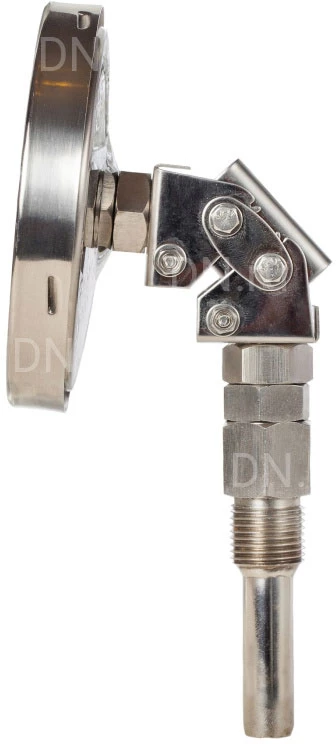 Изображение товара Термометр радиальный ФИЗТЕХ ТБф-221 d-160 L=100 (-20-40°C), биметаллический коррозионностойкий 160мм, тип -ТБф-221, радиальное присоединение, шкала (-20-40°C), погружной шток L=100, IP54, присоединение М20х1.5, класс точности 1.5