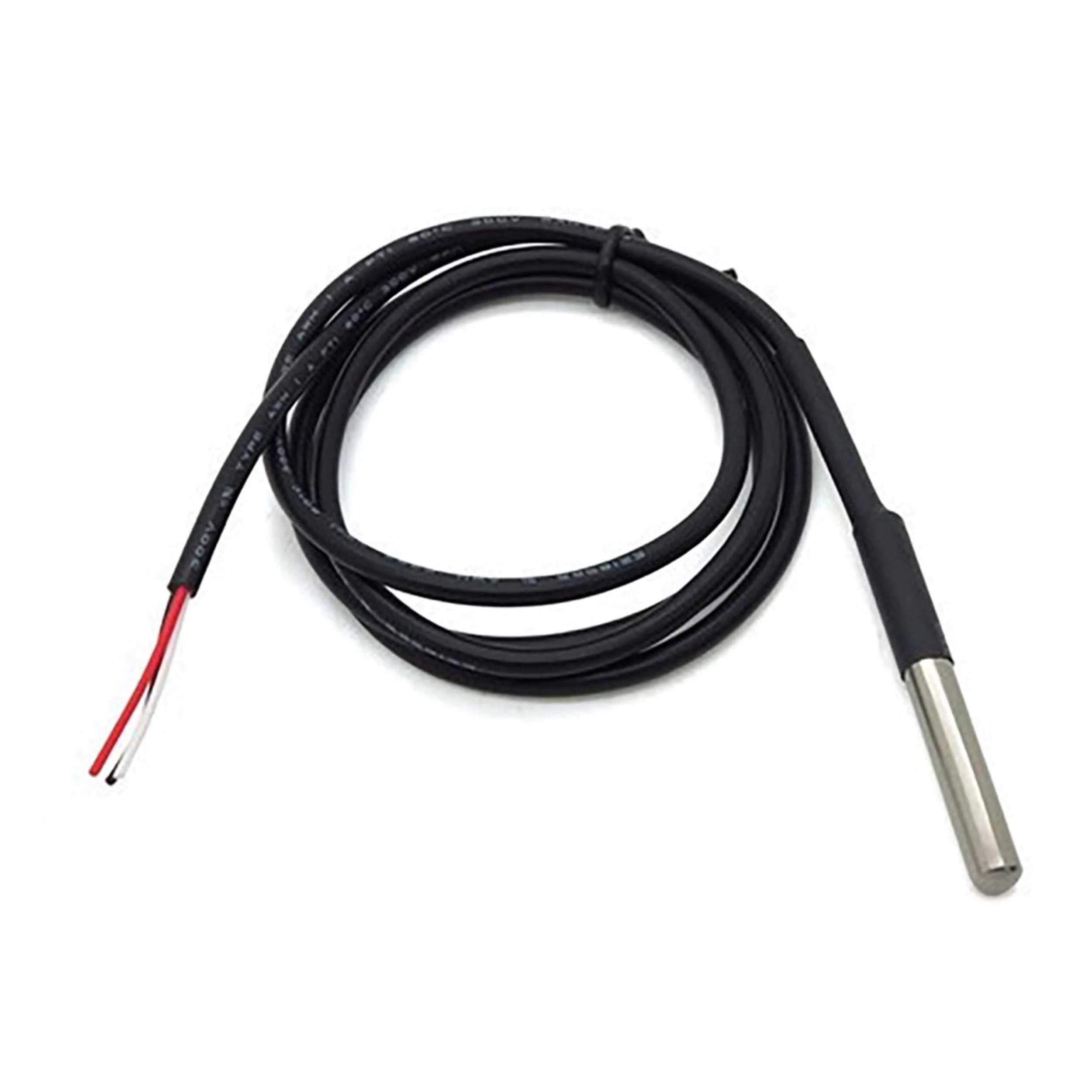 Изображение товара Датчик температуры в колбе MyHeat накладной проводной черный для отопления и ГВС