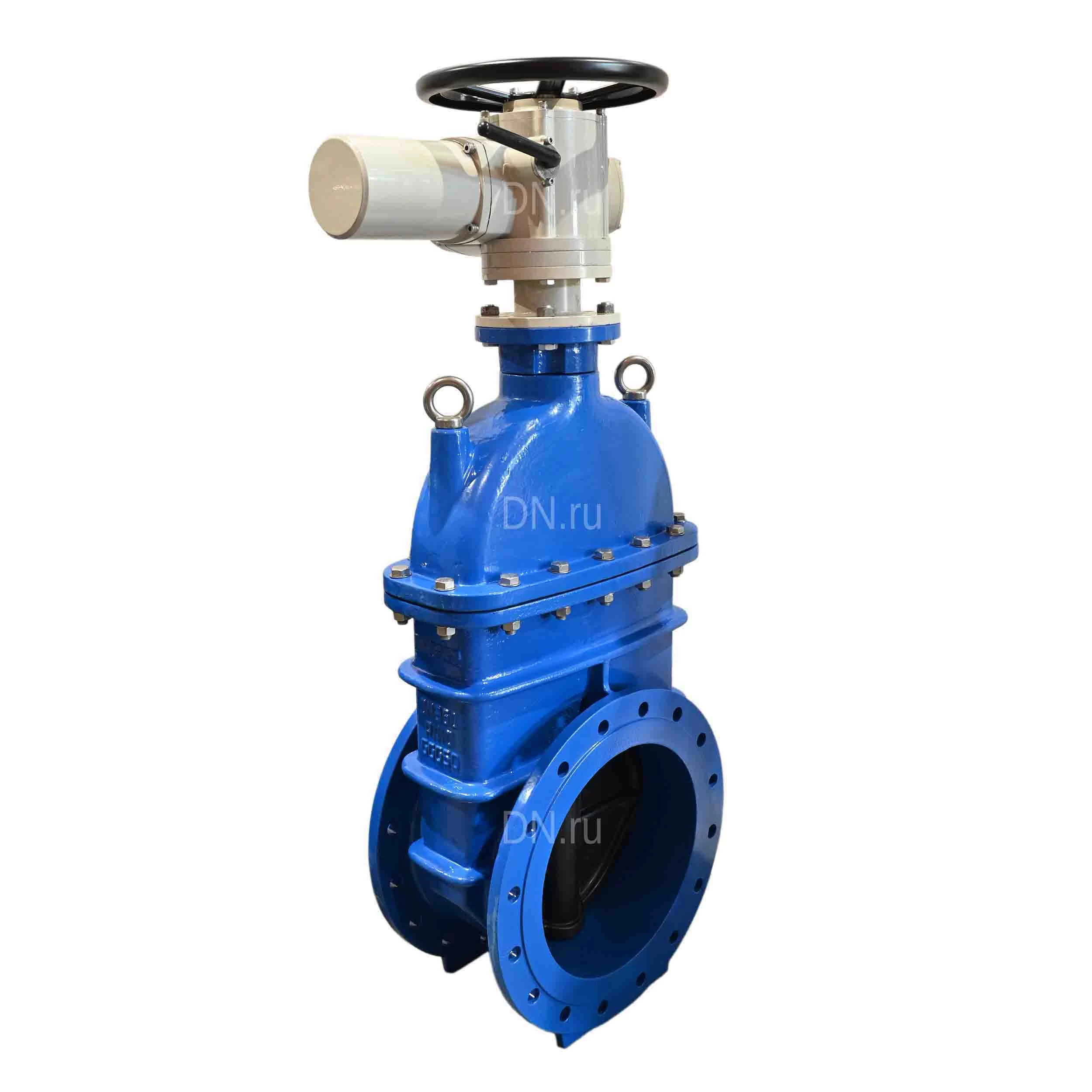 Изображение товара Задвижка клиновая ABRA A40 Ду350 Ру10 фланцевая электропривод 380В