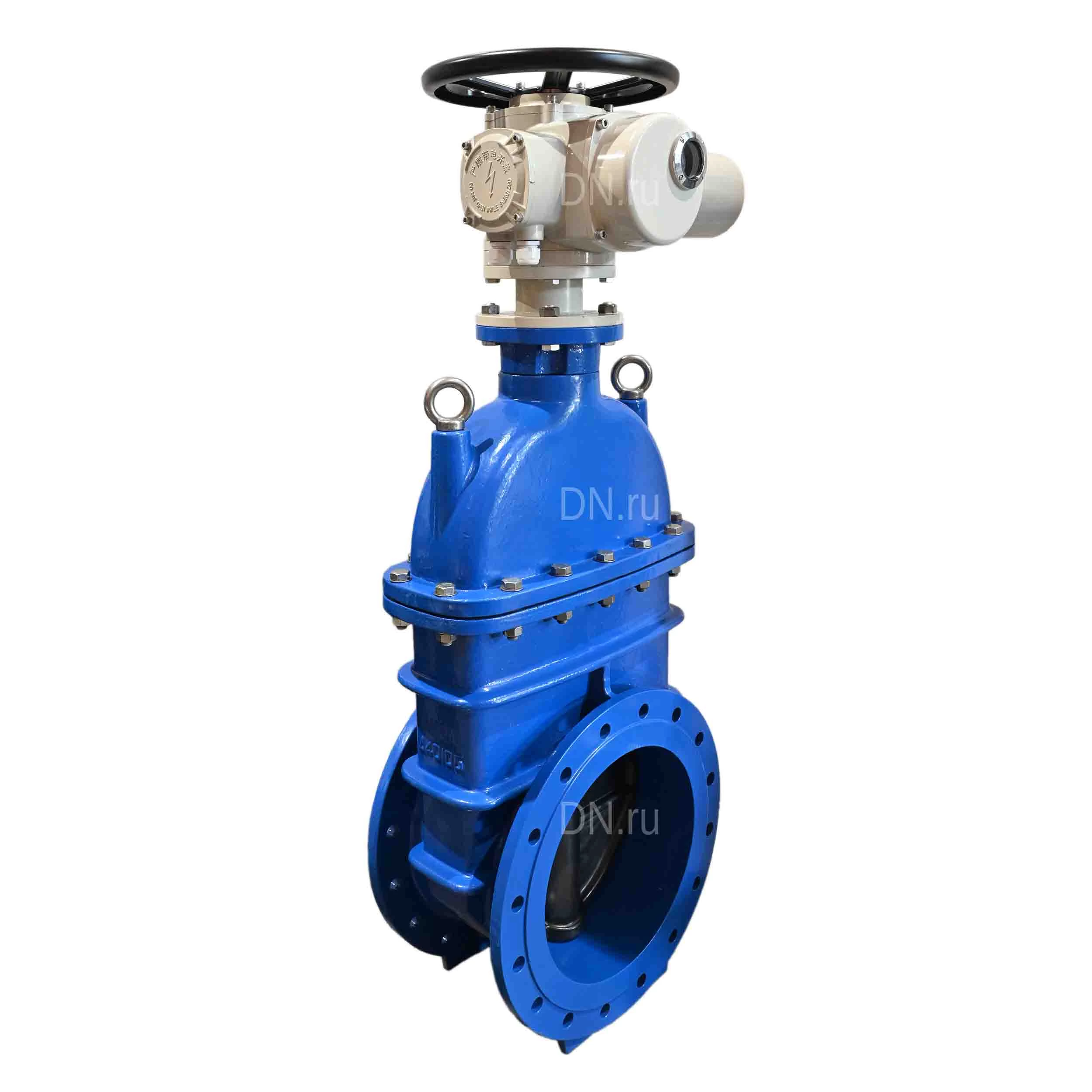 Изображение товара Задвижка клиновая ABRA A40 Ду400 Ру10 фланцевая электроприводвысокая герметичность