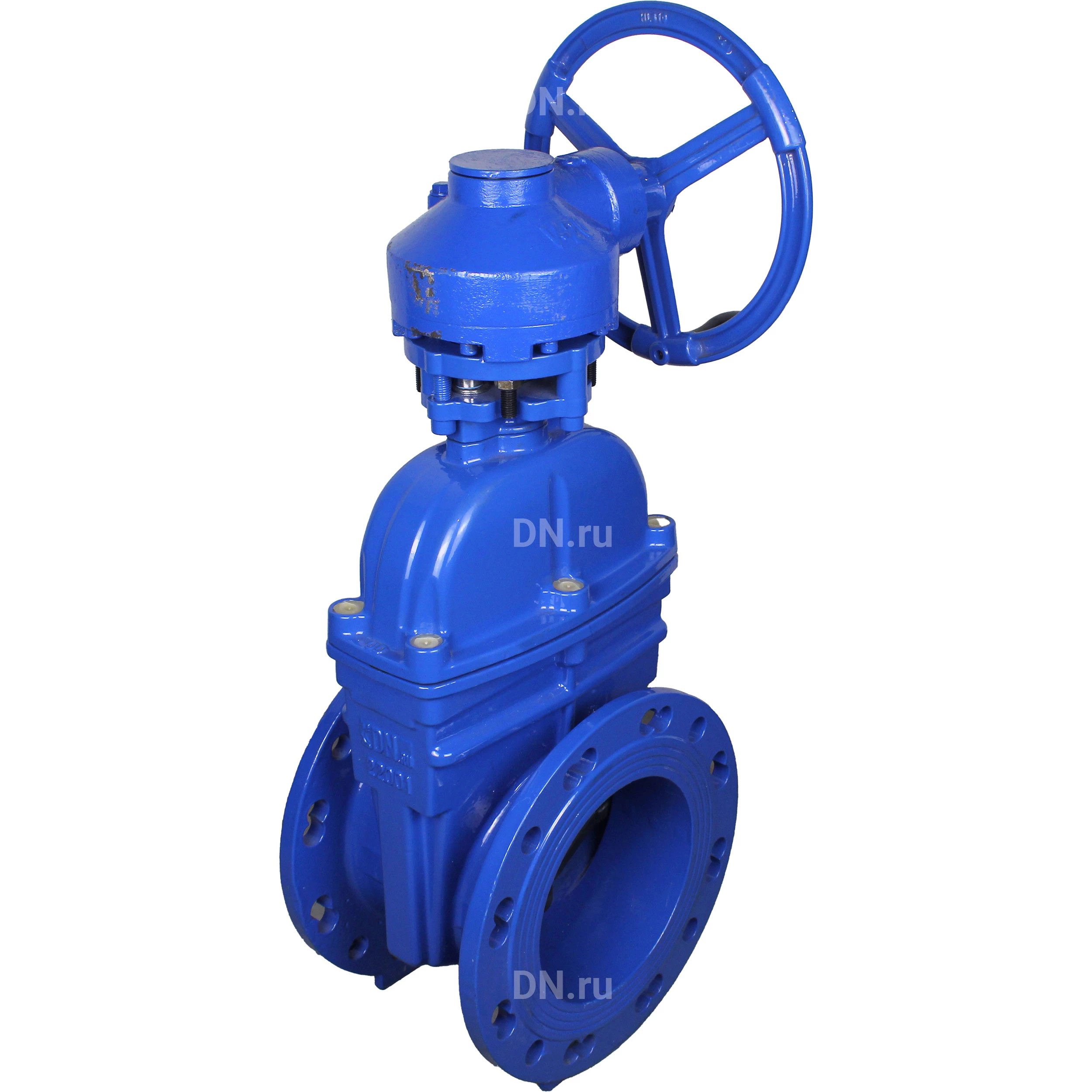 Изображение товара Задвижка клиновая DN.ru 30ч539р Ду50 фланцевая с редуктором IP65 Россия