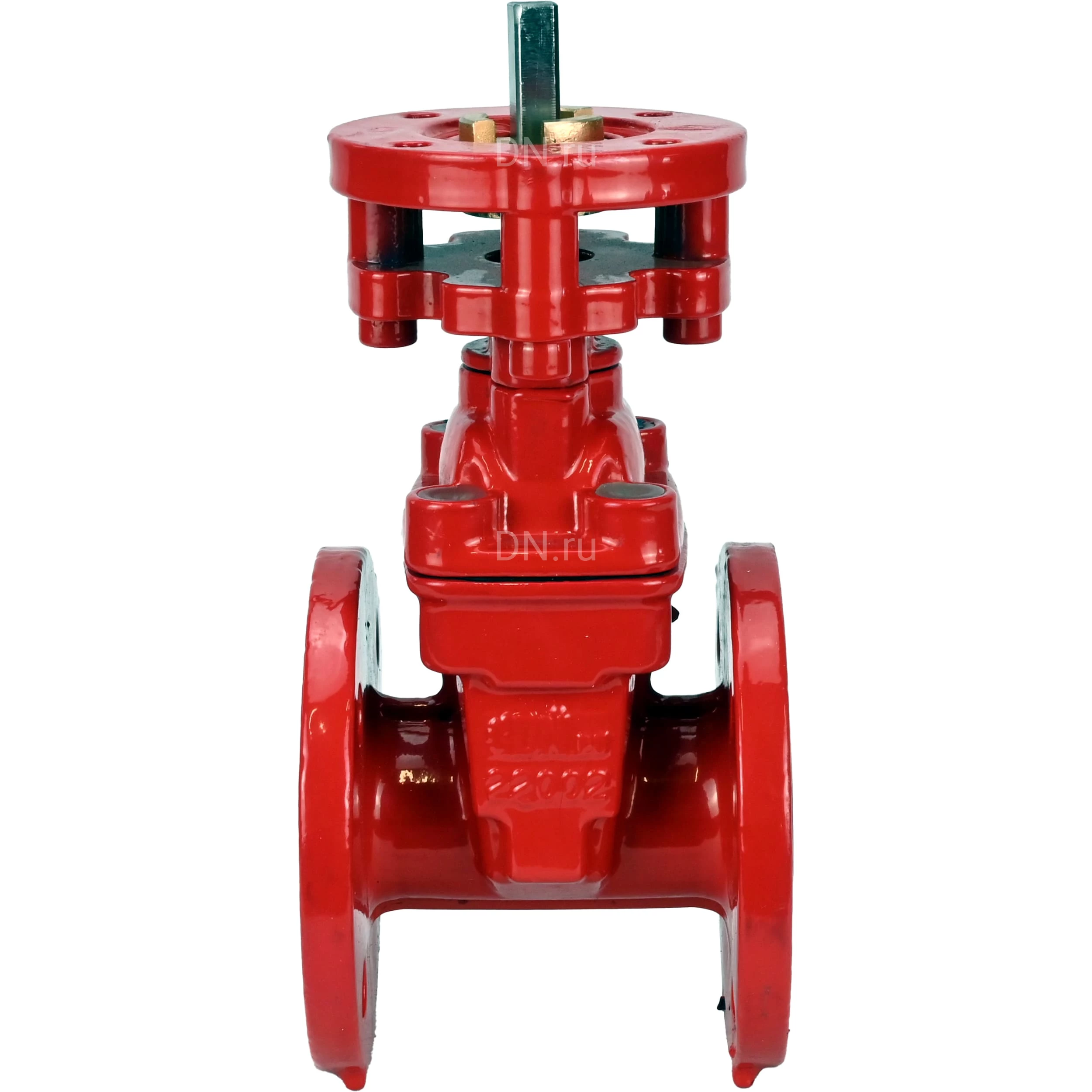 Изображение товара Задвижка клиновая DN.ru 30ч939р GVWN1414E-2W-F Ду100 фланцевая чугун EPDM Россия