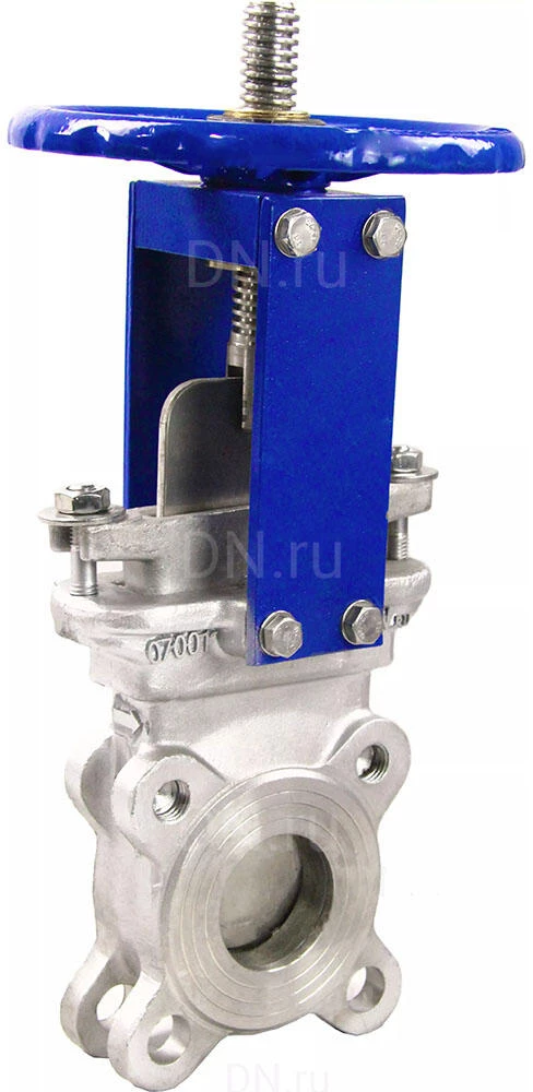 Изображение товара Задвижка шиберная DN.ru GVKR3131M-1W-Fb-S Ду250 Ру10 нержавеющая сталь