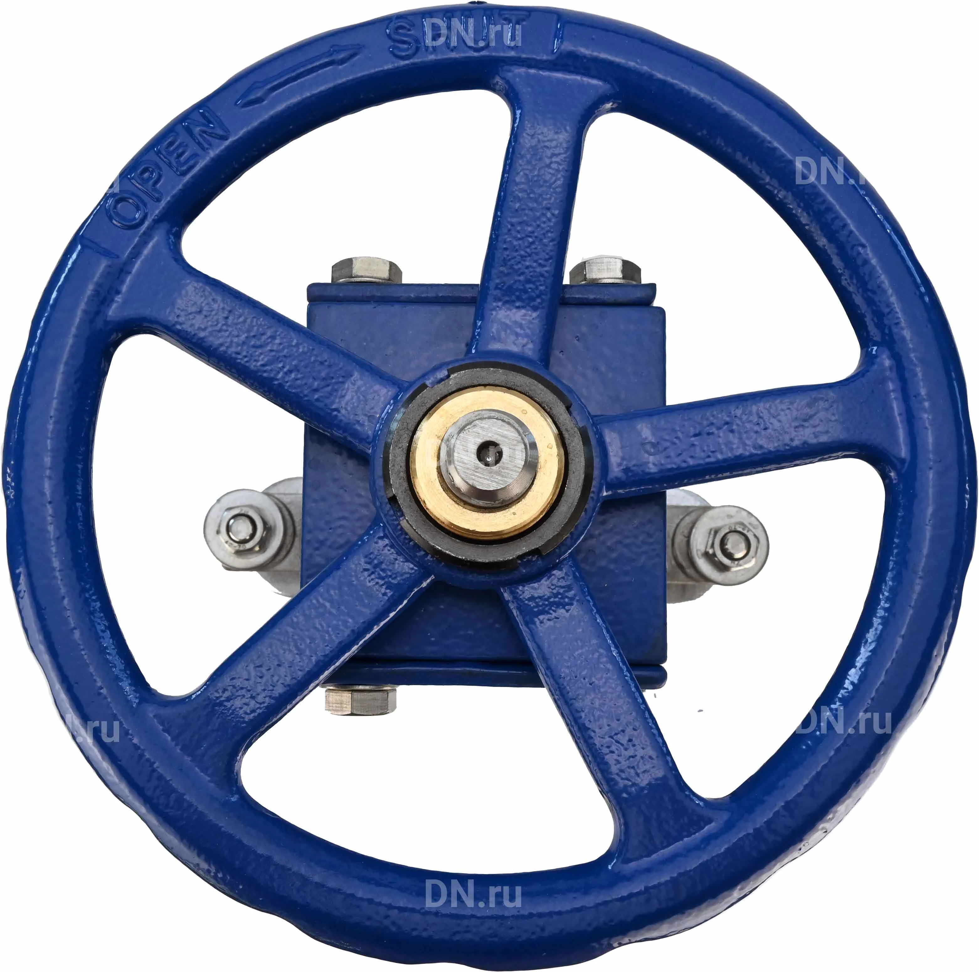 Изображение товара Задвижка шиберная DN.ru GVKR3232E-1W-Fb-S Ду100 Ру10 нержавеющая сталь