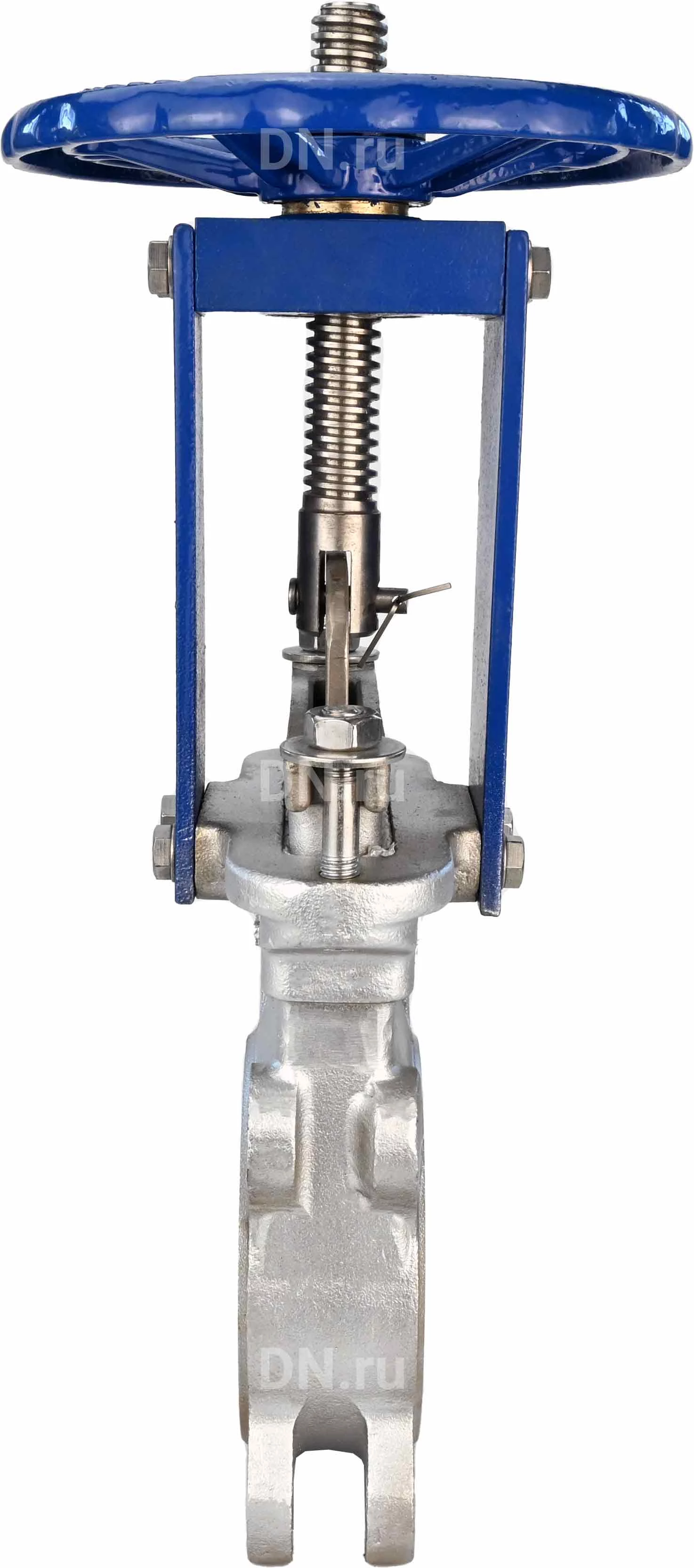 Изображение товара Задвижка шиберная DN.ru GVKR3232E-1W-Fb-S Ду65 Ру10 нержавеющая сталь 316