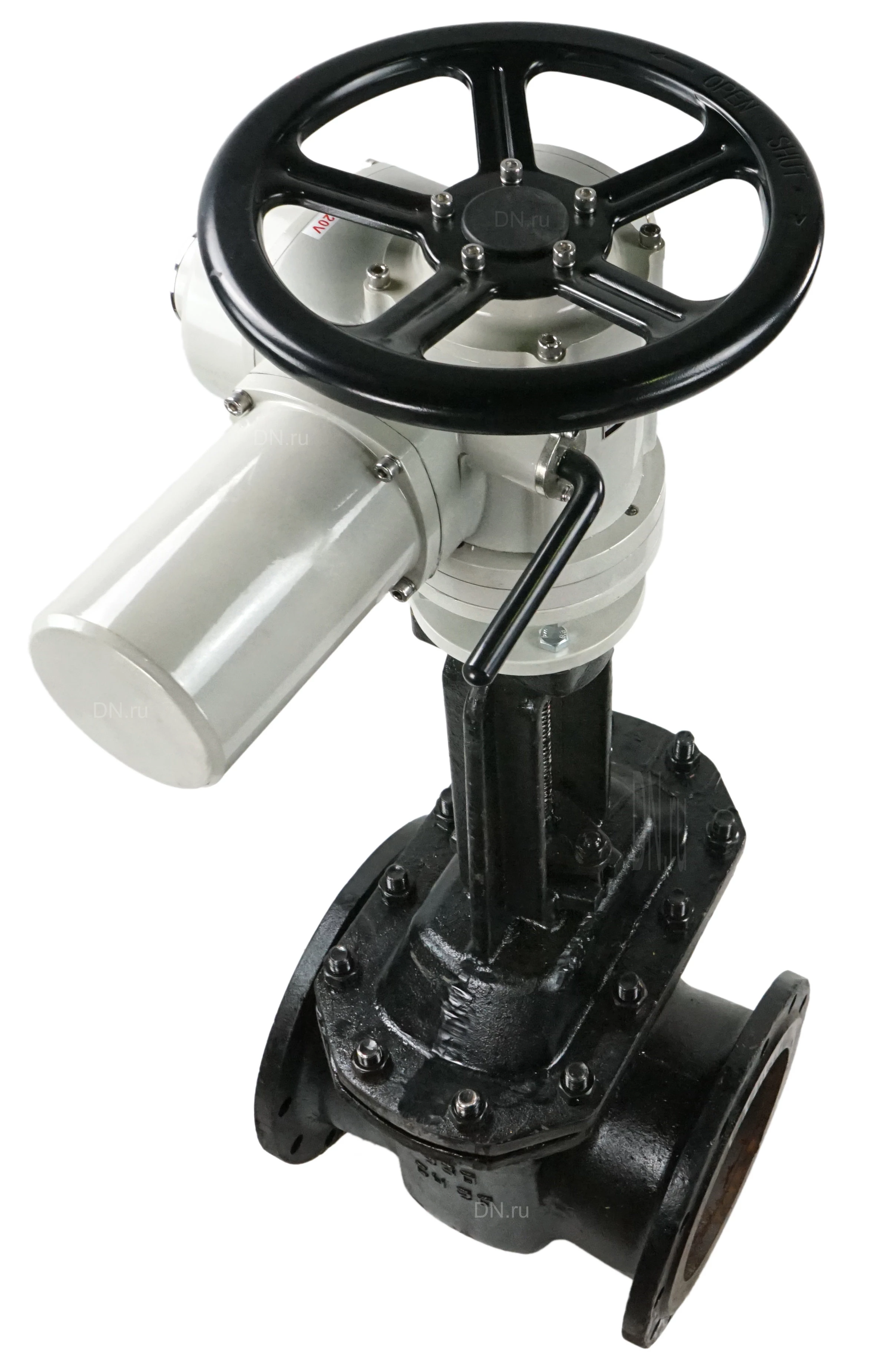 Изображение товара Задвижка параллельная 30ч906бр ЛМЗ с электроприводом DN.ru-380 В