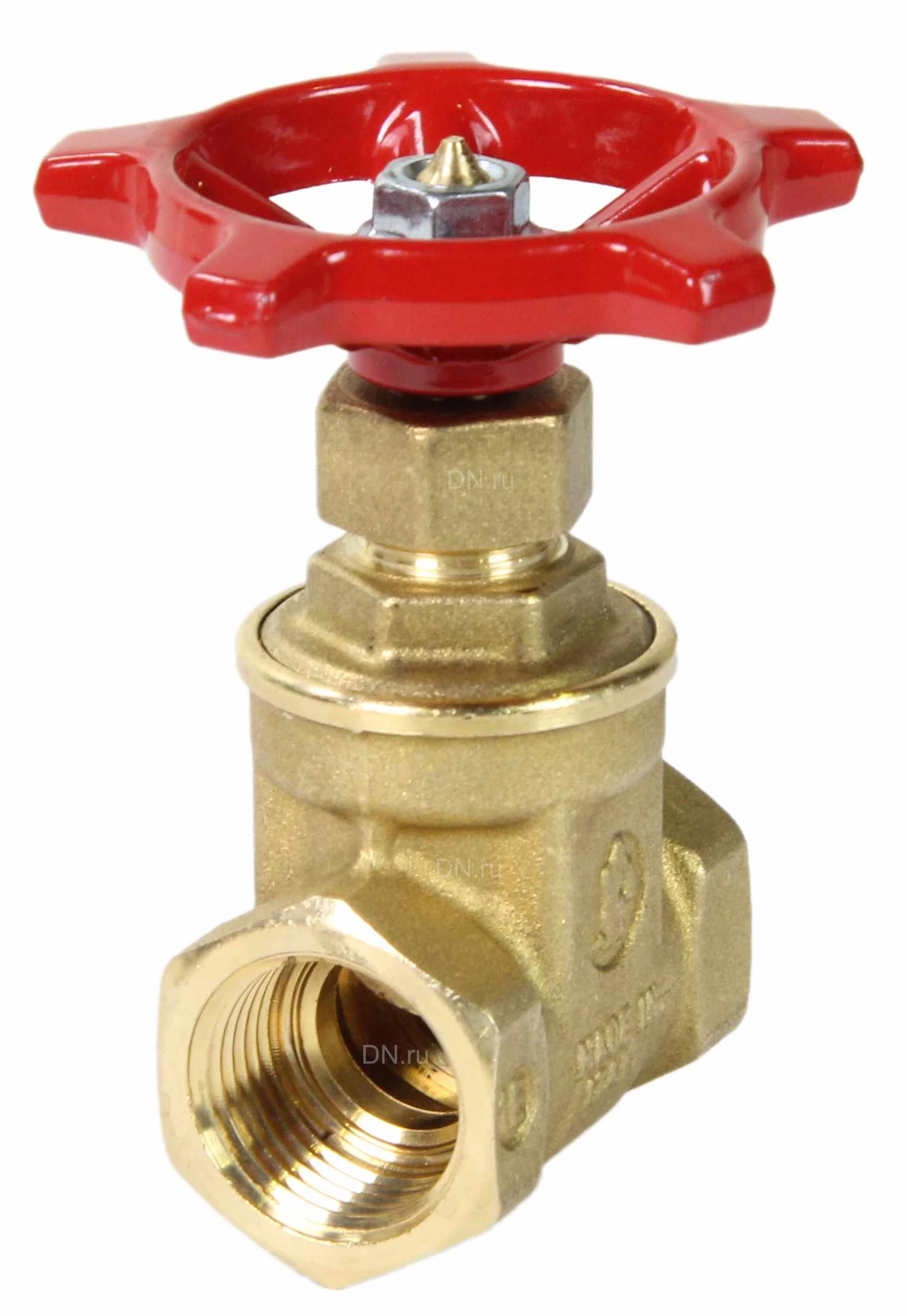 Изображение товара Задвижка клиновая Giacomini R55 Ду15 Ру16 резьбовая латунь PTFE