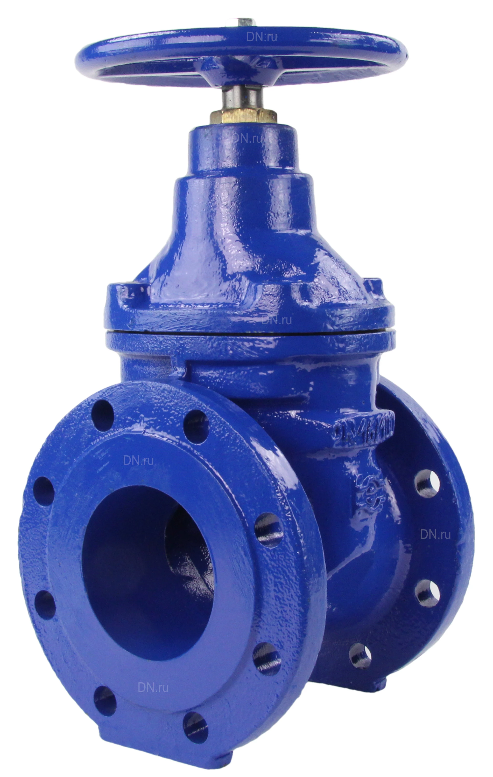 Изображение товара Задвижка клиновая 30ч39р Нептун Ду50 Ру16 фланцевая обрезиненный клин