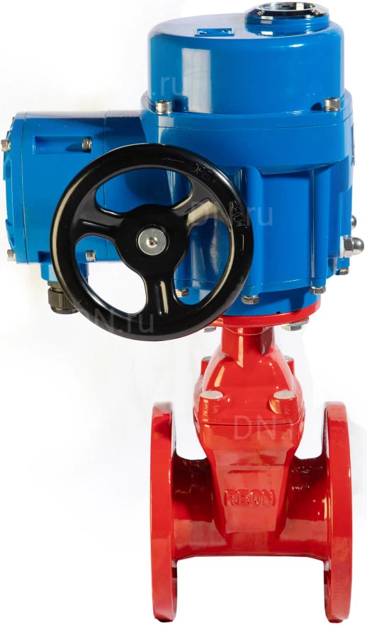 Изображение товара Задвижка клиновая Reon RSV61RED Ду80 Ру10/16 с электроприводом