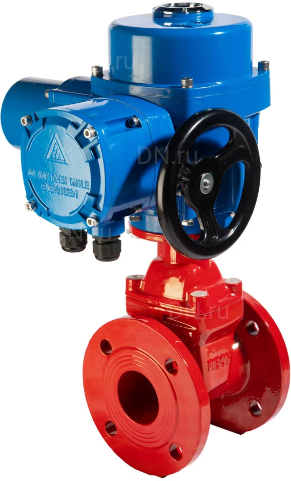 Изображение товара Задвижка клиновая Reon RSV61RED Ду65 с электроприводом фланцевая