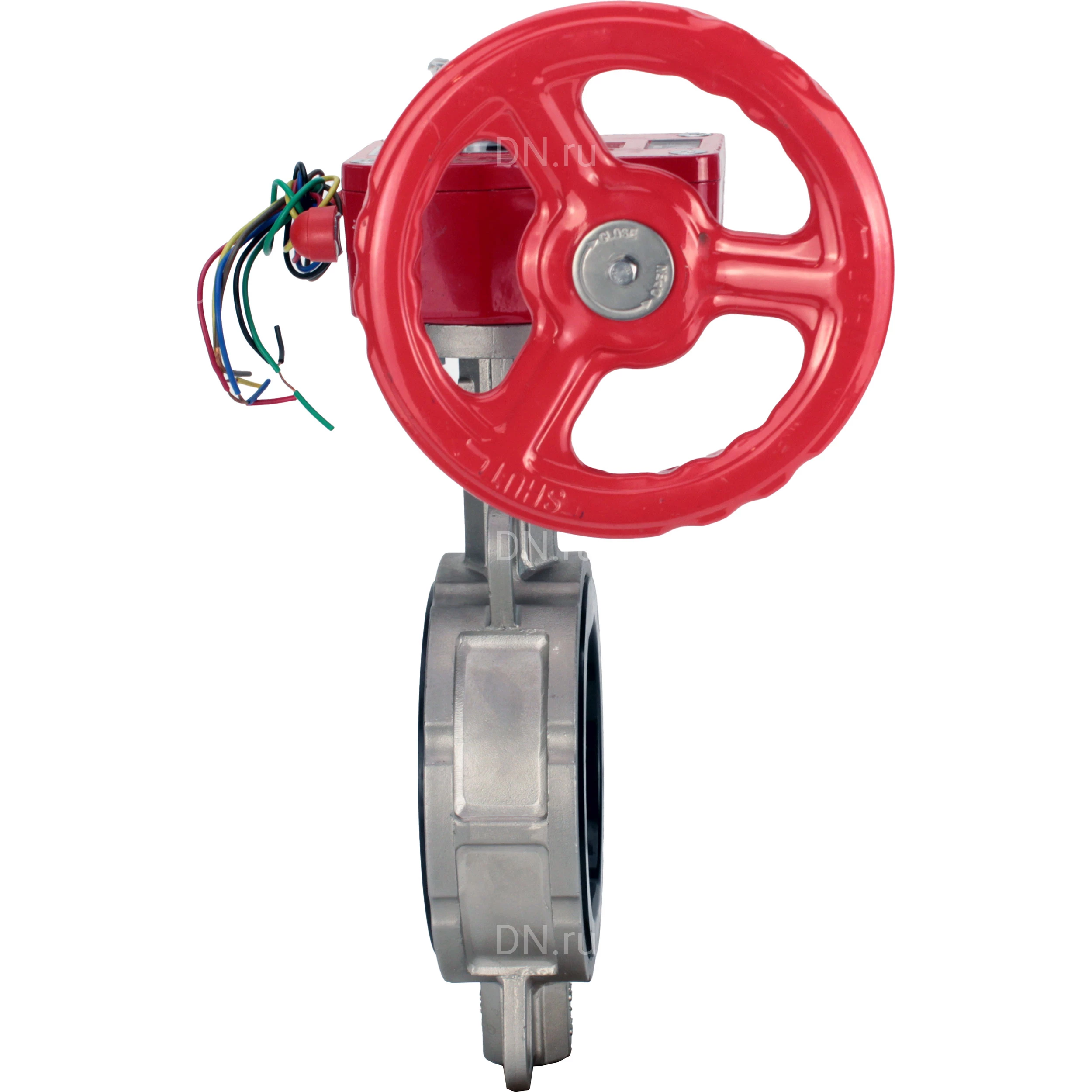 Изображение товара Затвор дисковый поворотный DN.ru WBV3232N-2W-Fb-H Ду300 Ру16