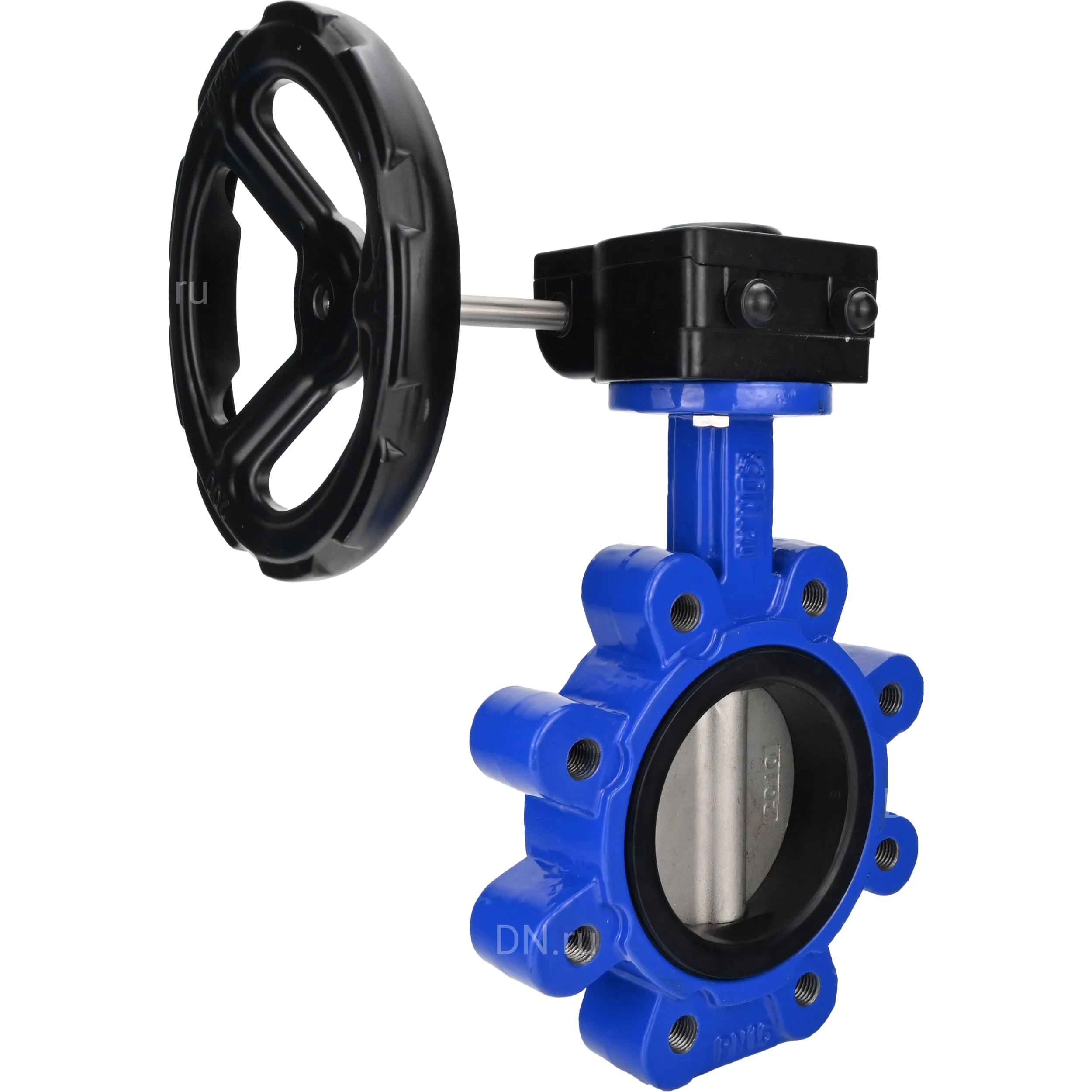 Изображение товара Затвор дисковый поворотный DN.ru WBV1631N-2W-Fb-H Ду100 Ру16 LUG