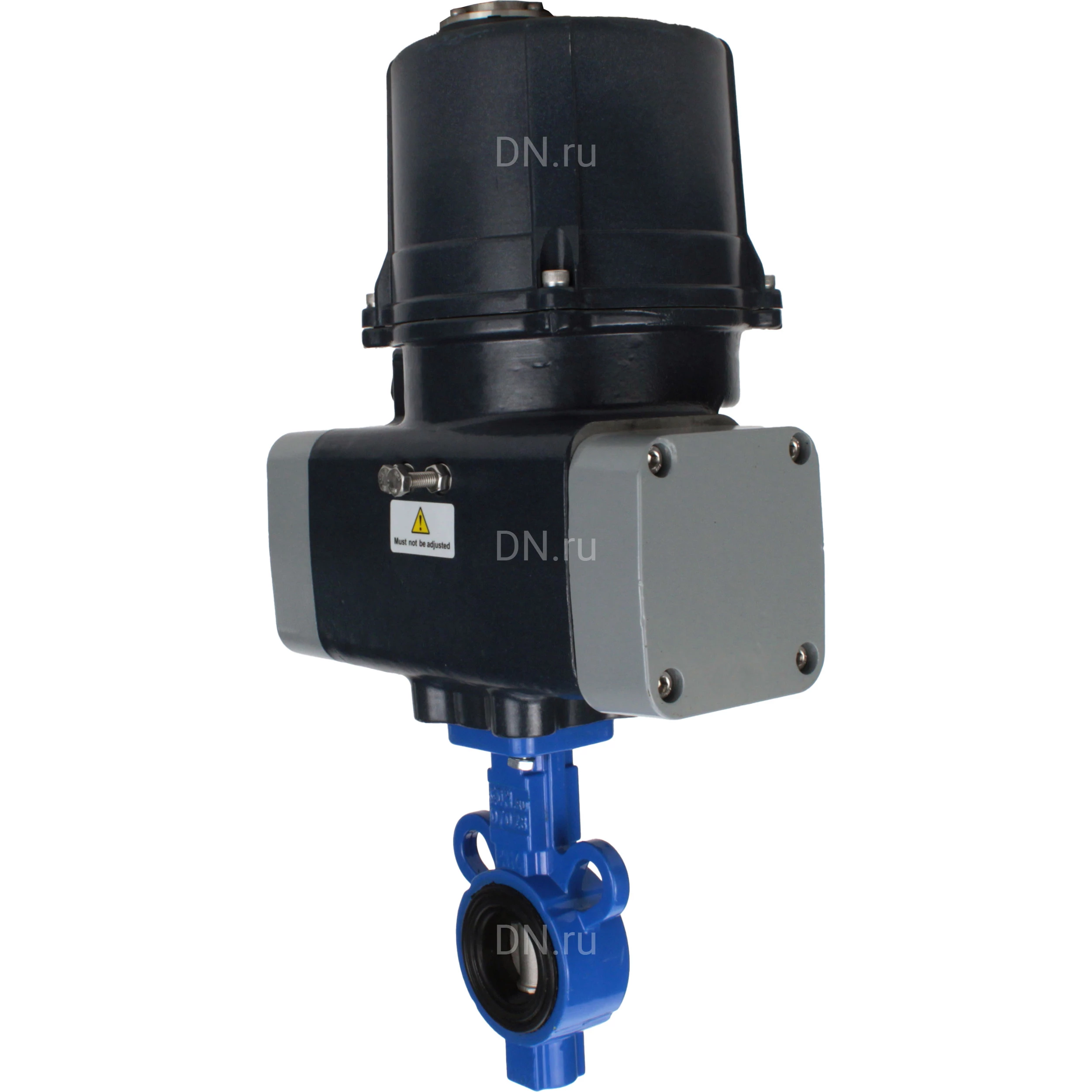 Изображение товара Затвор дисковый поворотный DN.ru WBV0232E-2W-Fb-H Ду32 с электроприводом