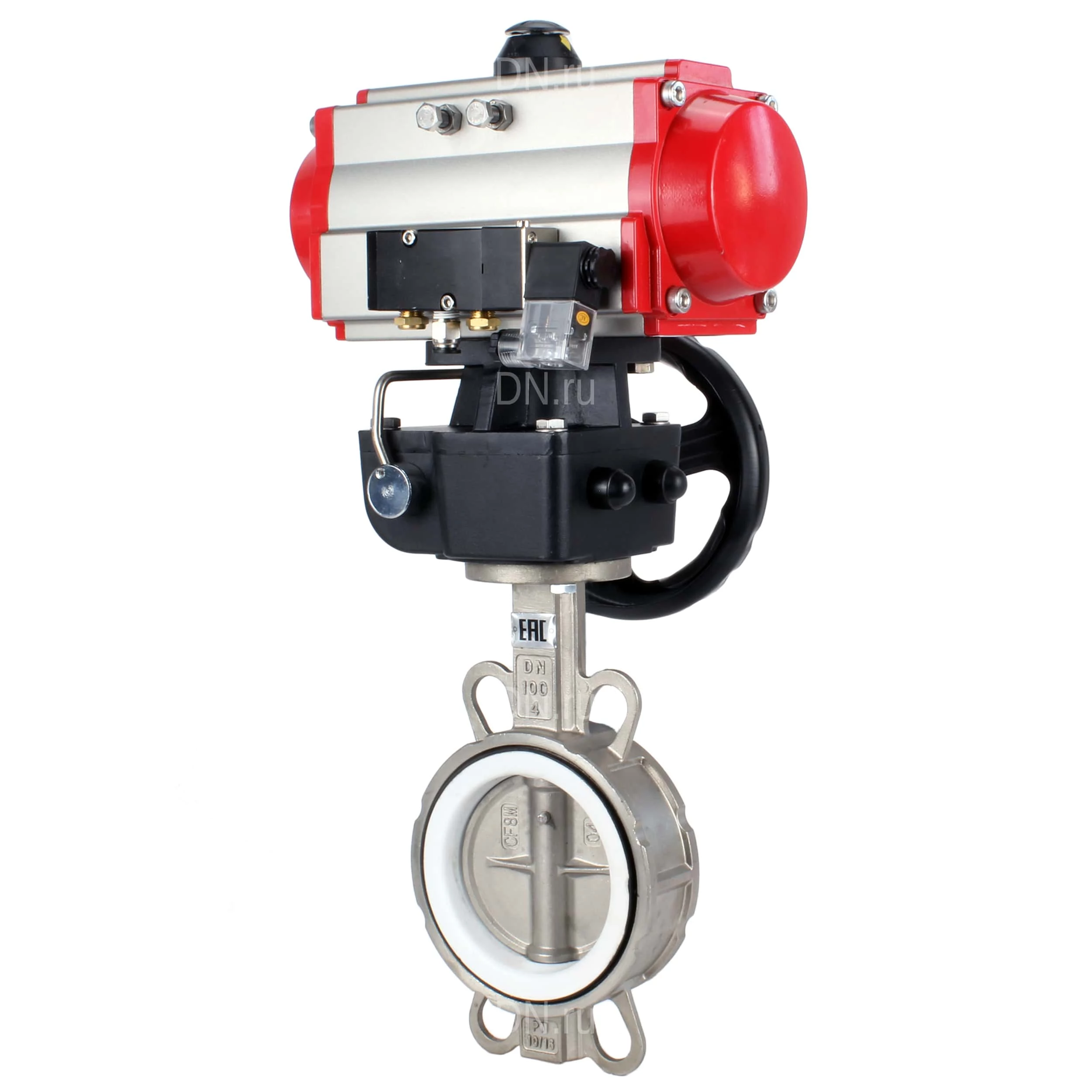 Изображение товара Затвор дисковый поворотный DN.ru WBV3232P-2W-Fb-H Ду300 Ру16