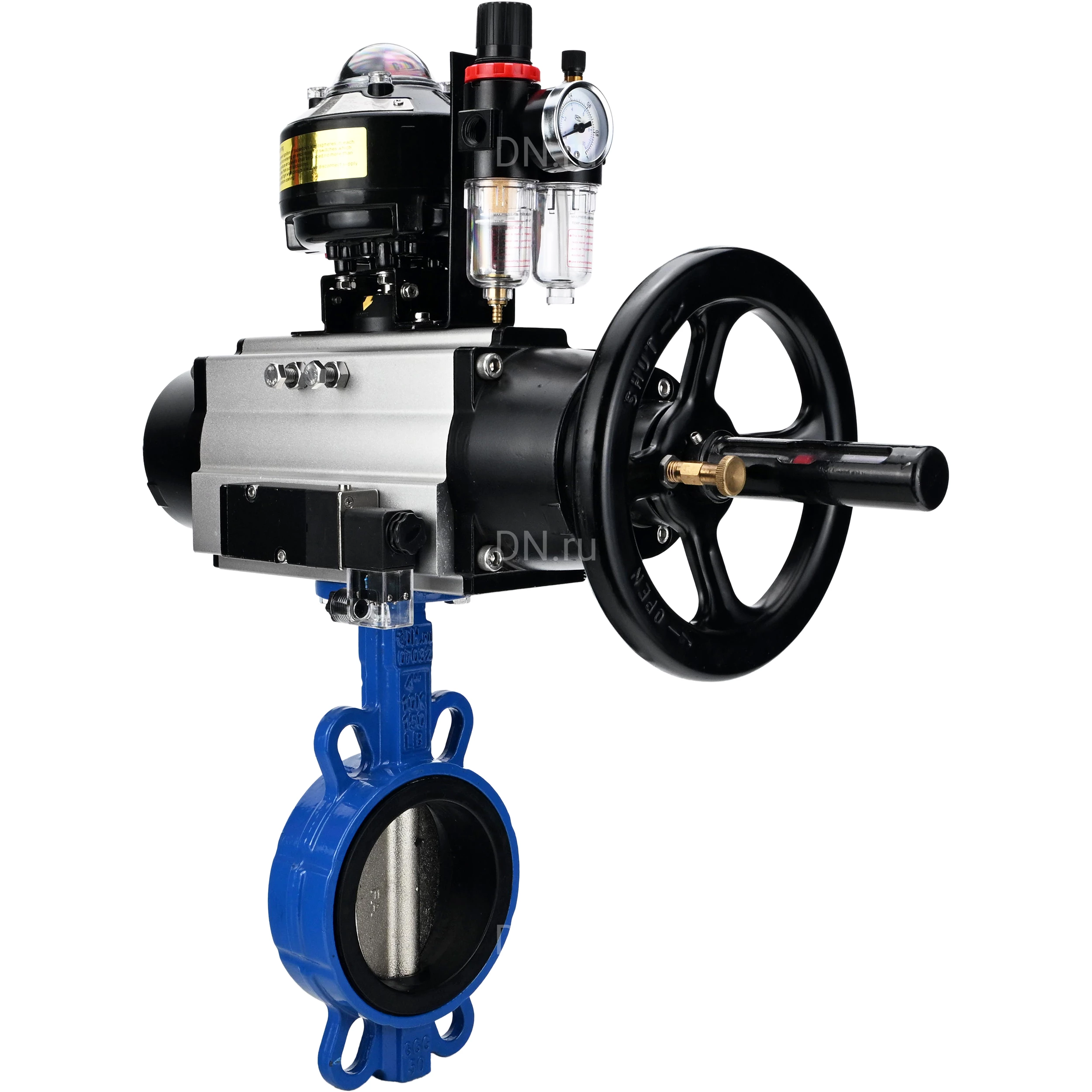 Изображение товара Затвор дисковый поворотный DN.ru WBV1413E-2W-Fb PA-DA-105-1 4M310-08 APL-510N-EX AFC2000