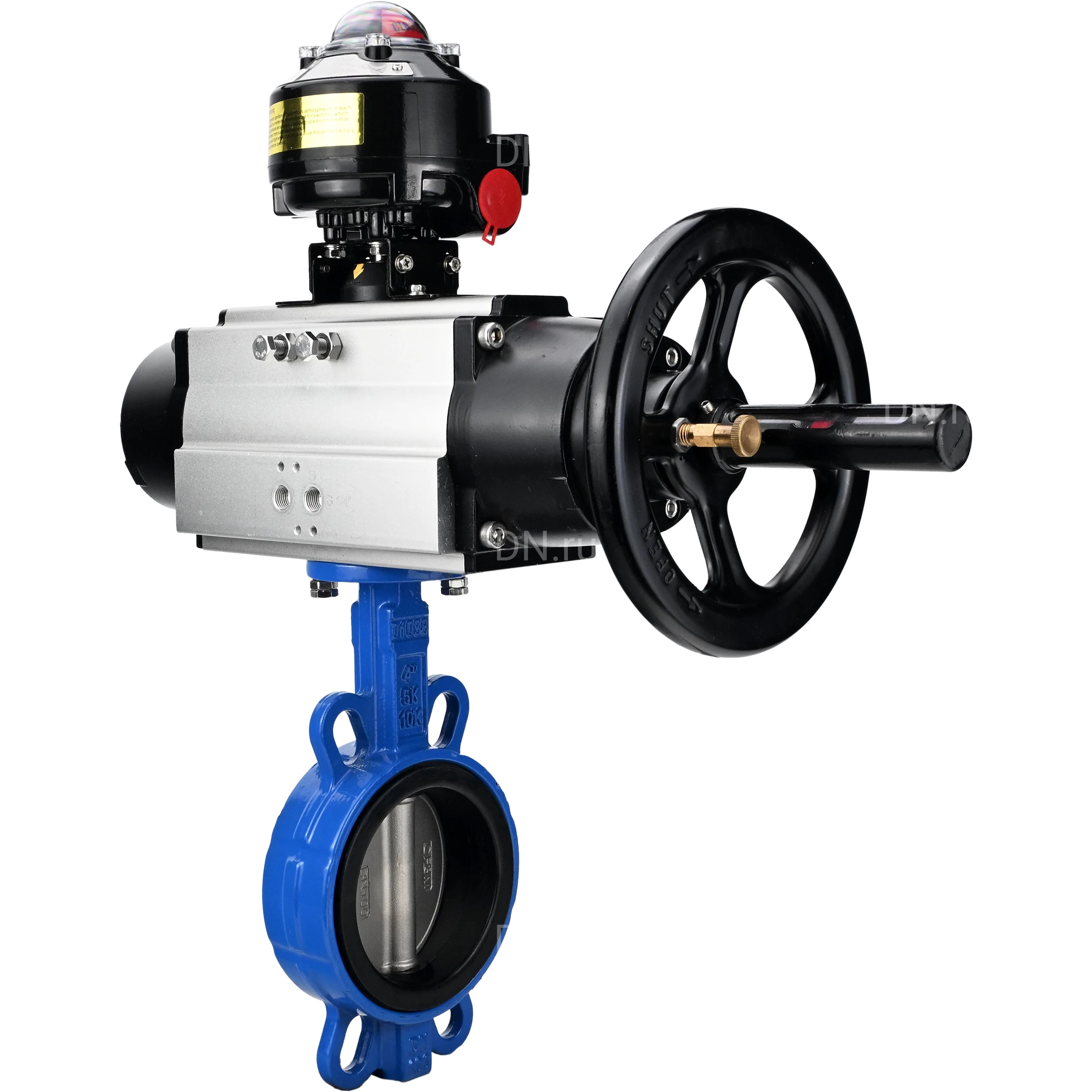 Изображение товара Затвор дисковый поворотный DN.ru WBV1432N-2W-Fb PA-DA-105-1 APL-510N-EX Ду150 Ру16